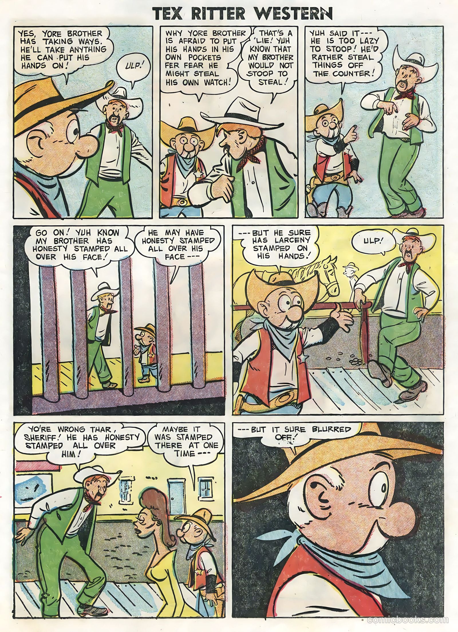 Tex Ritter Western #28 — page 25 of 36