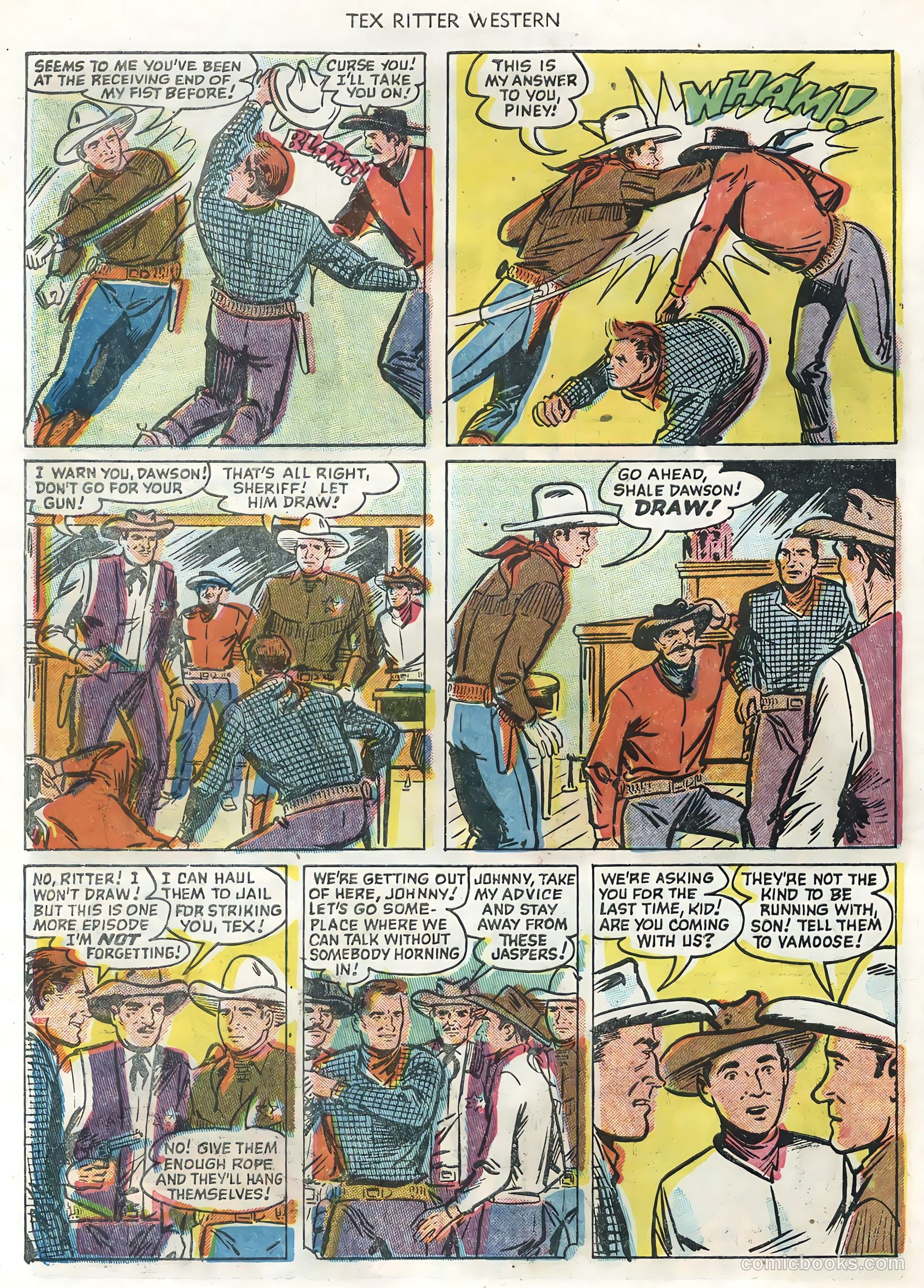 Tex Ritter Western #28 — page 30 of 36