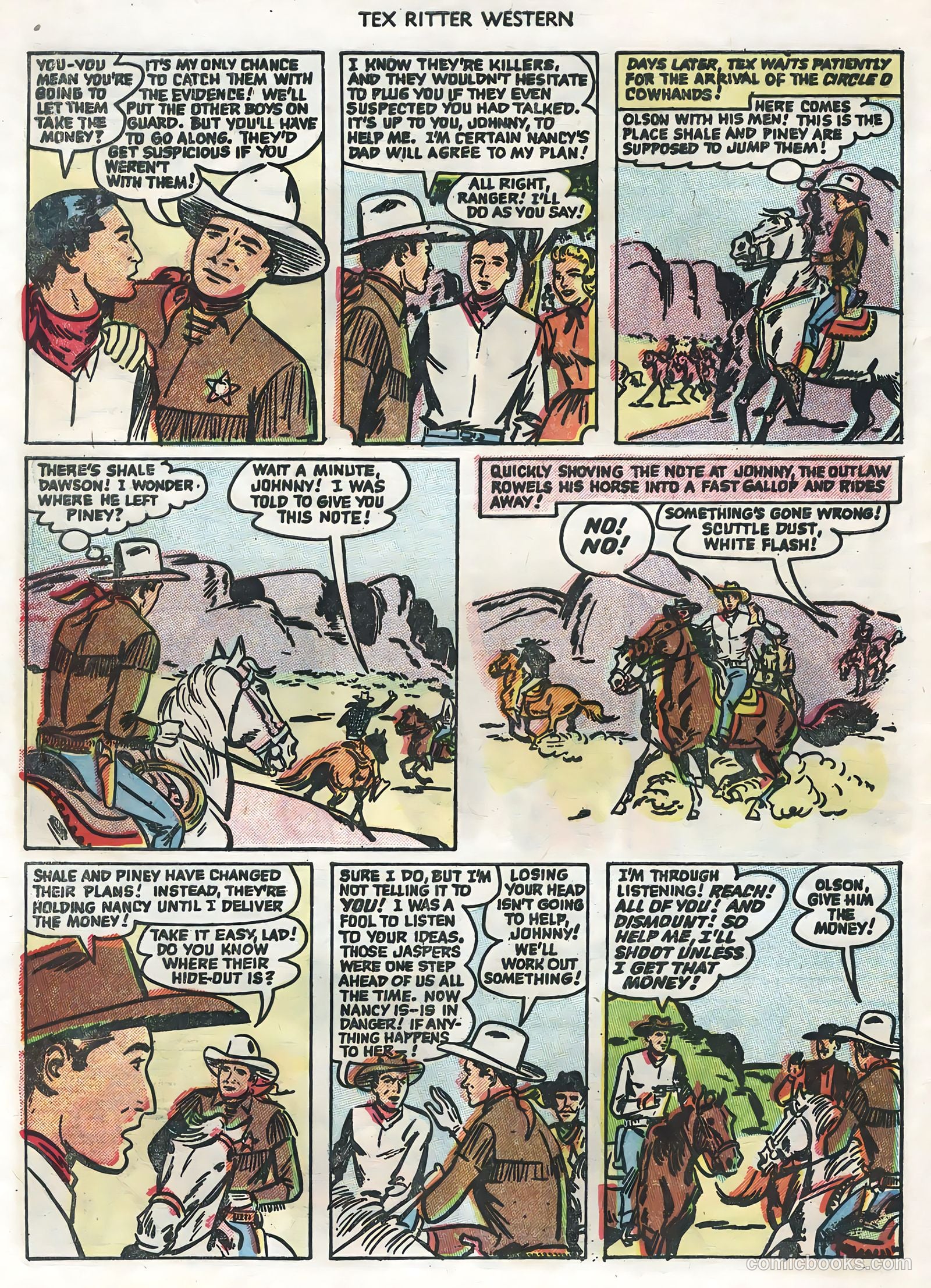 Tex Ritter Western #28 — page 32 of 36