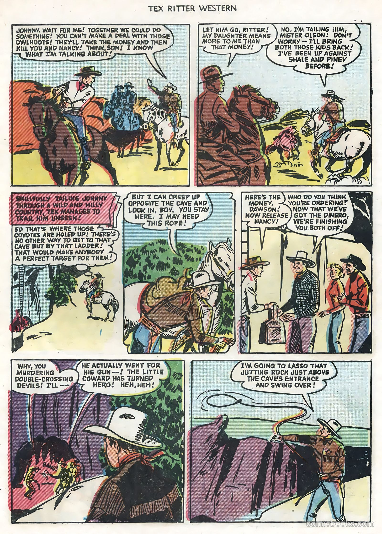 Tex Ritter Western #28 — page 33 of 36