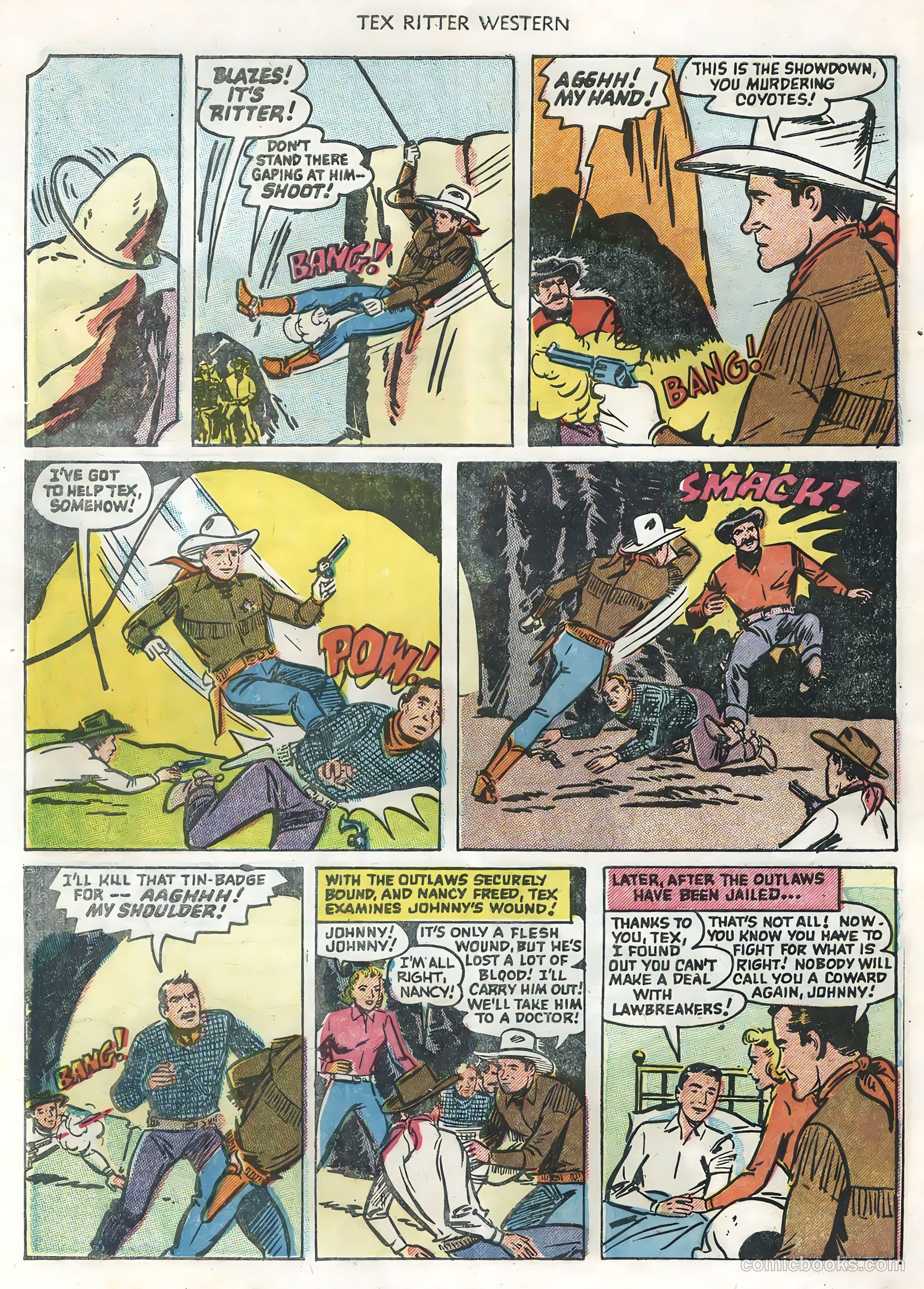 Tex Ritter Western #28 — page 34 of 36
