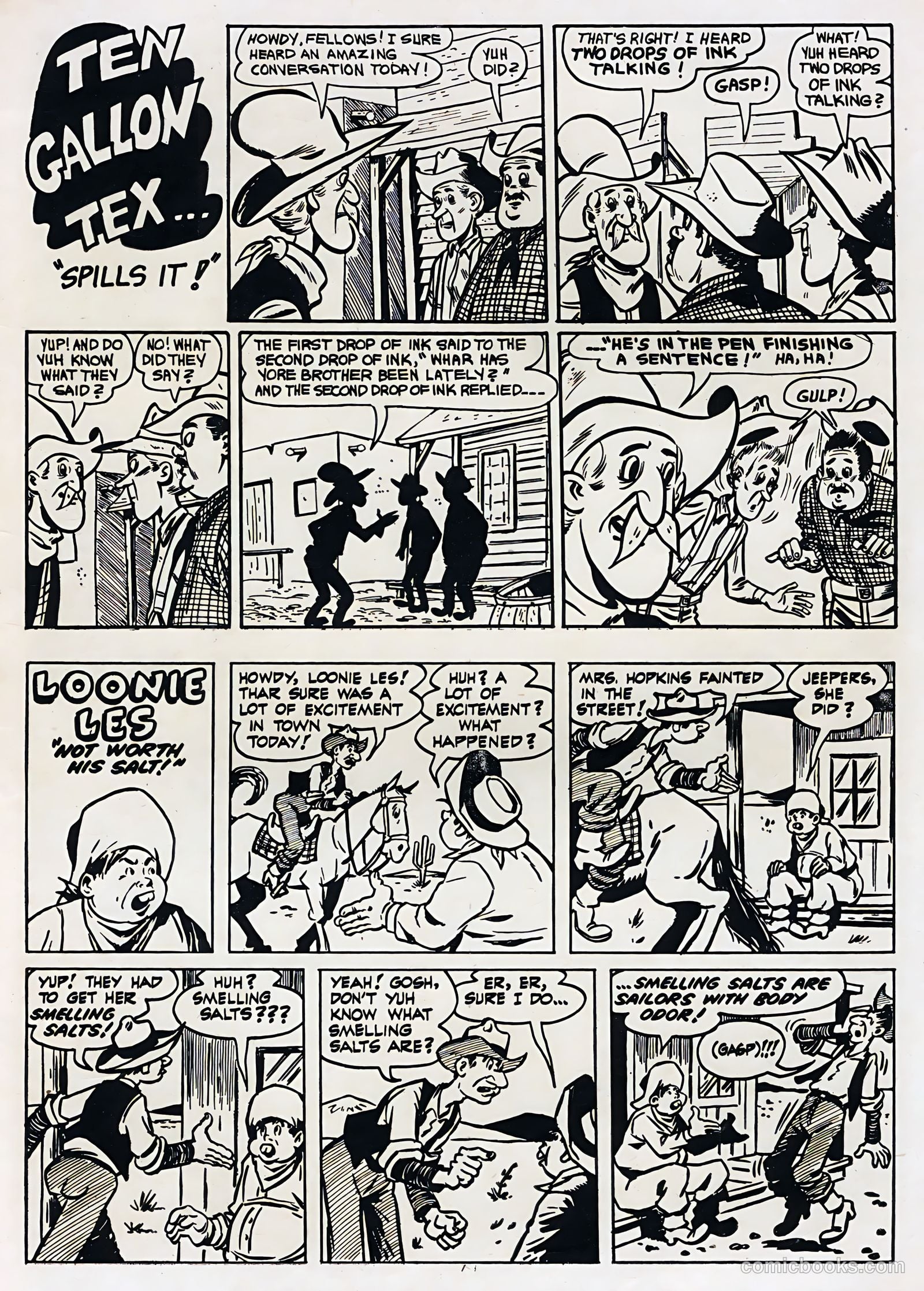Tex Ritter Western #28 — page 35 of 36