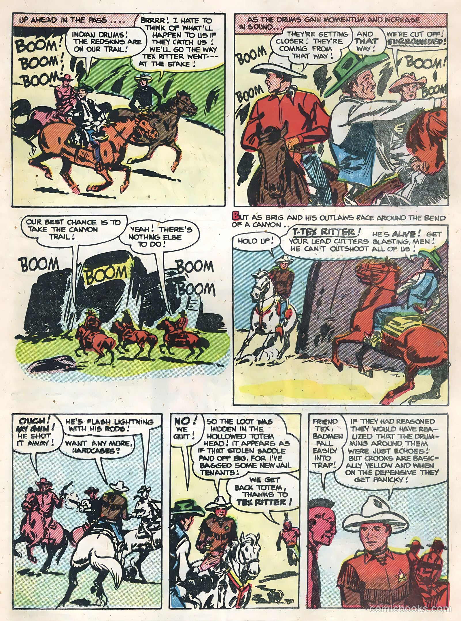 Tex Ritter Western #29 — page 22 of 36
