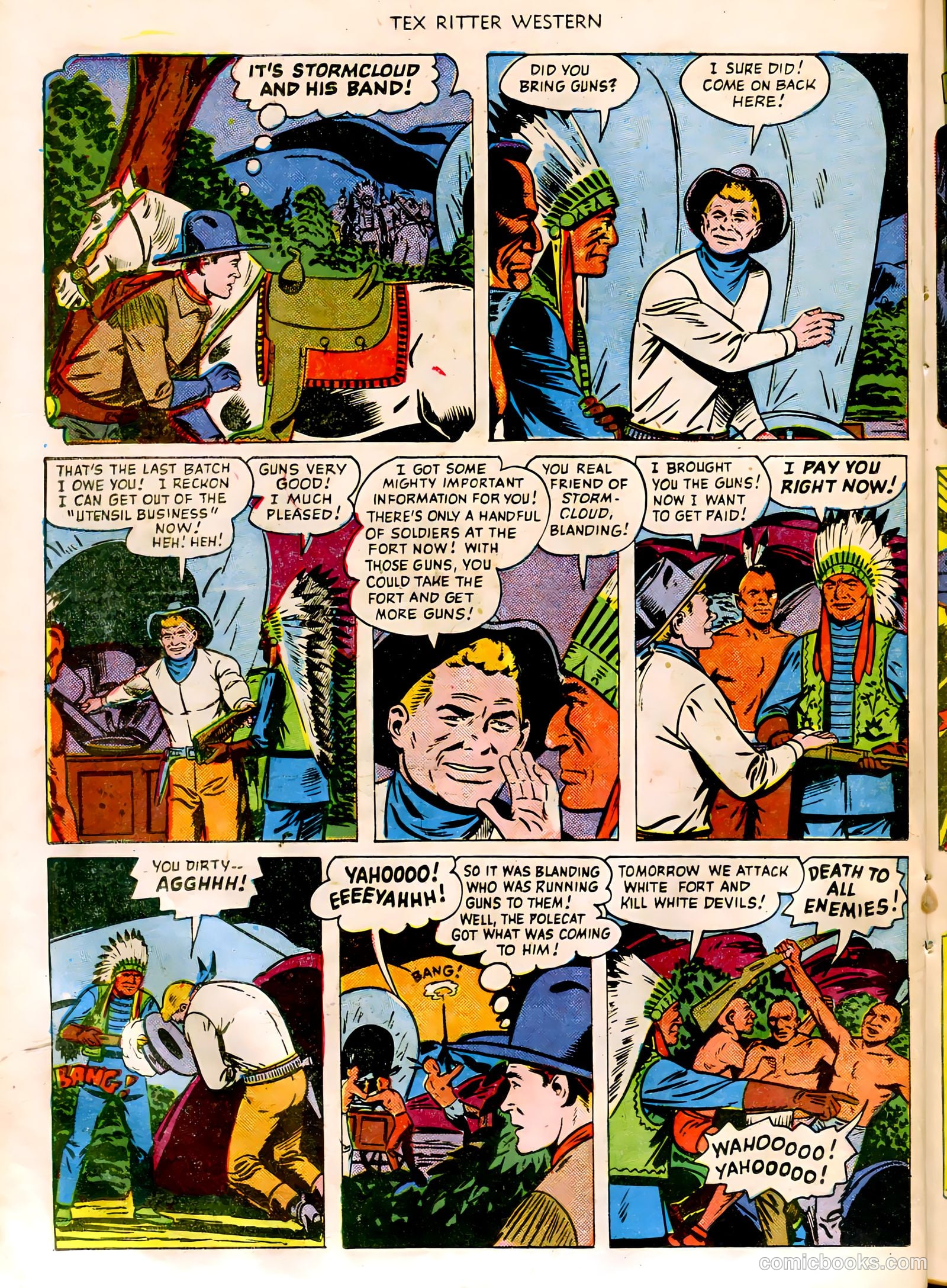 Tex Ritter Western #3 — page 22 of 36