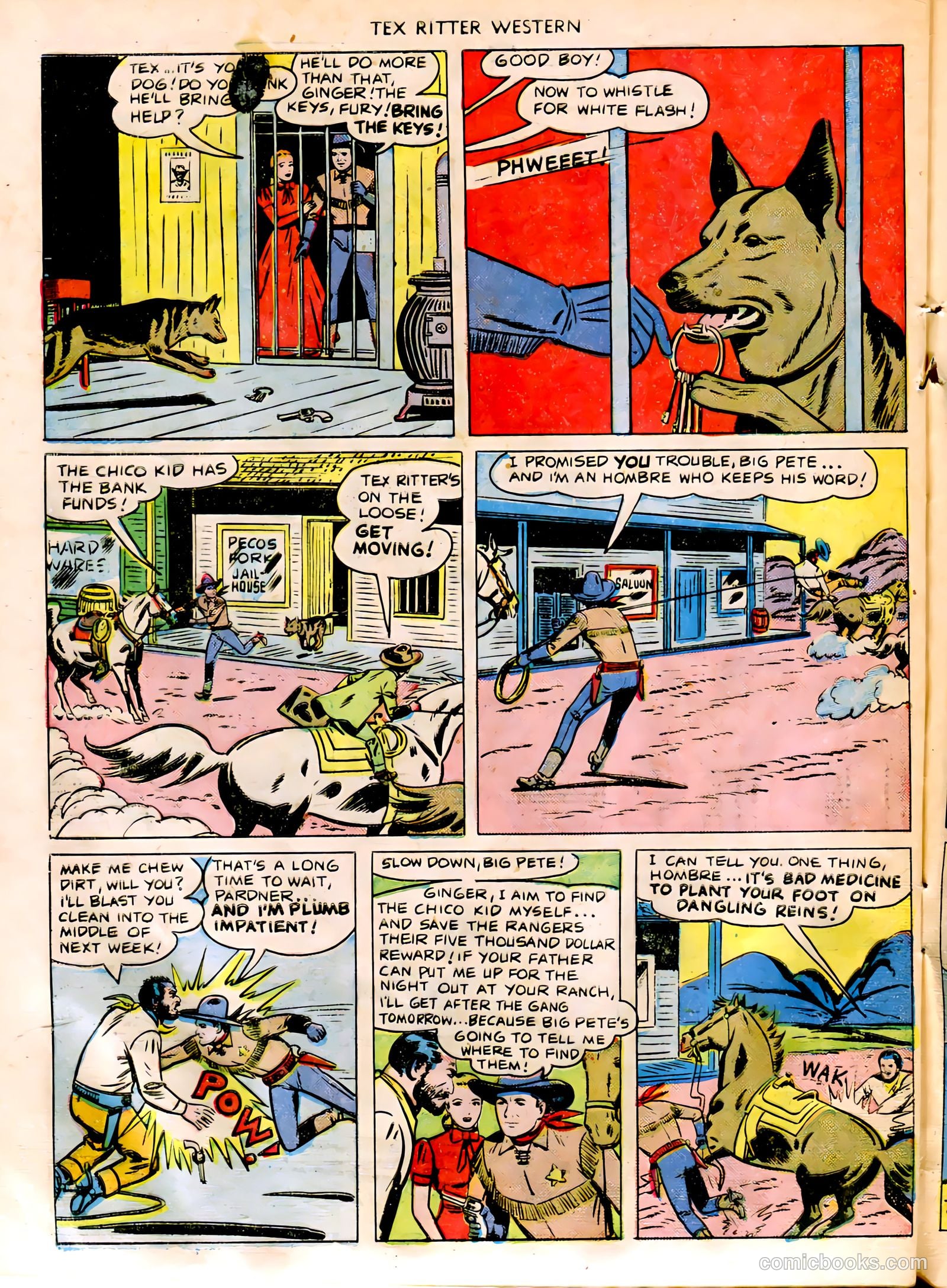Tex Ritter Western #3 — page 32 of 36