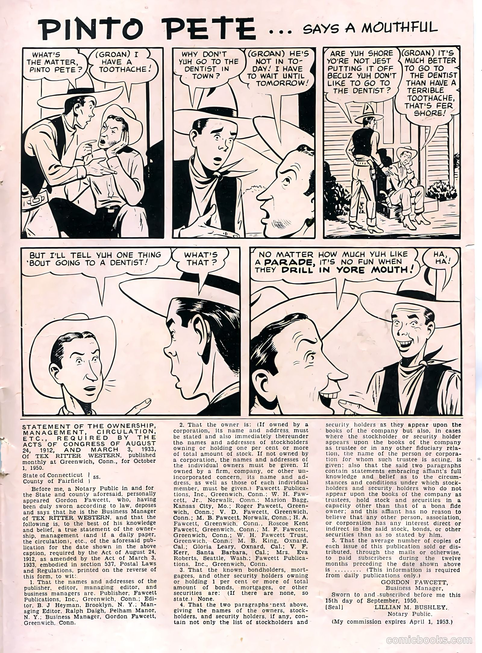 Tex Ritter Western #3 — page 35 of 36