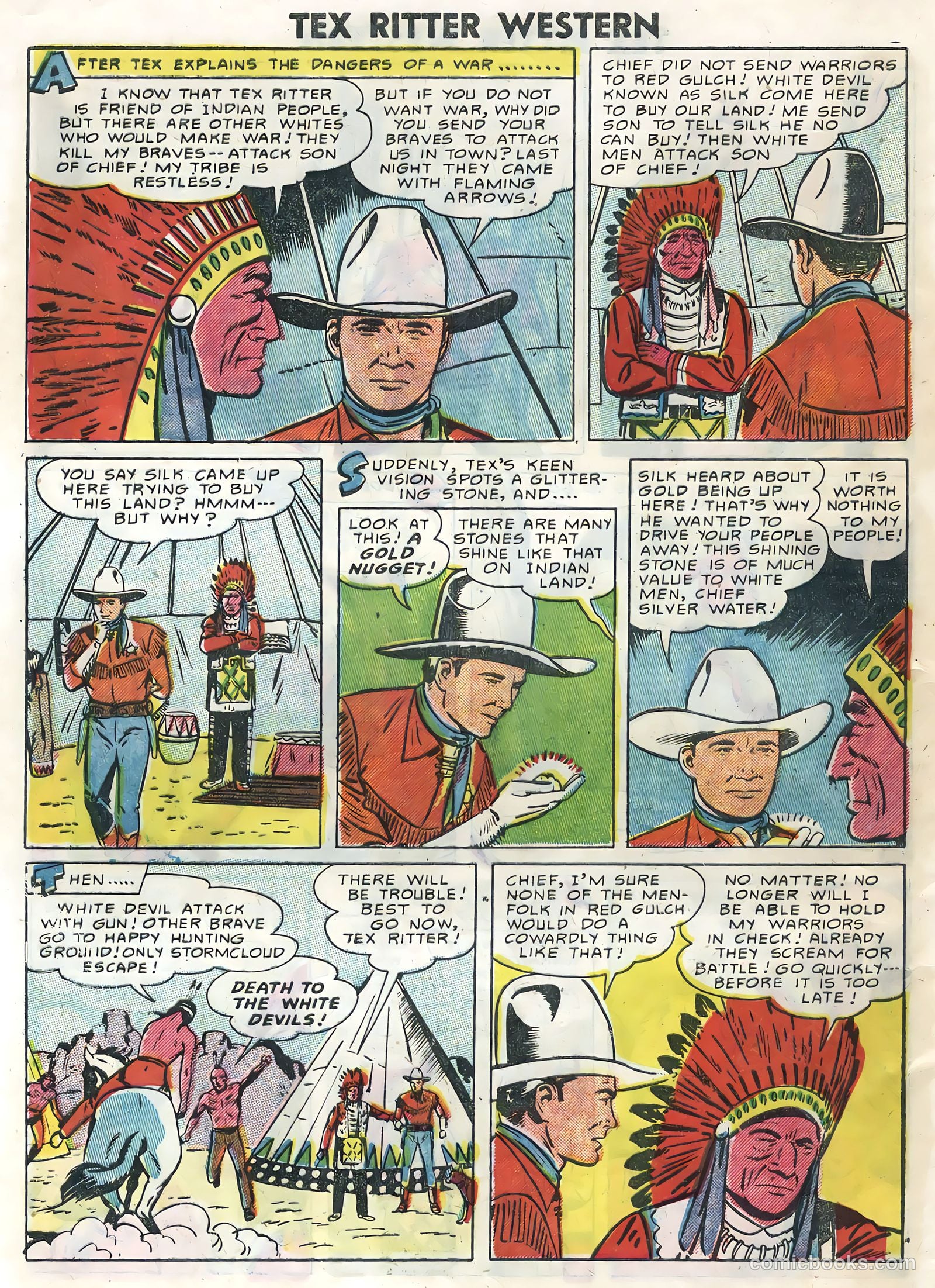Tex Ritter Western #30 — page 8 of 36