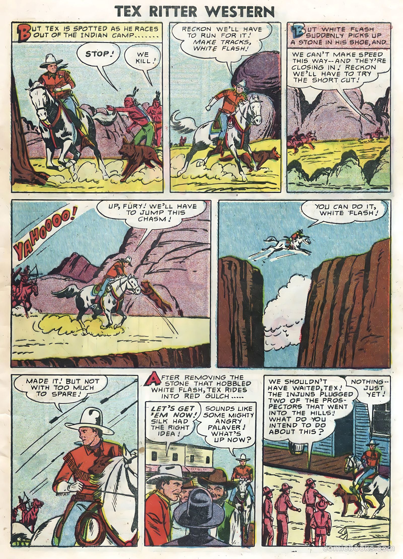 Tex Ritter Western #30 — page 9 of 36