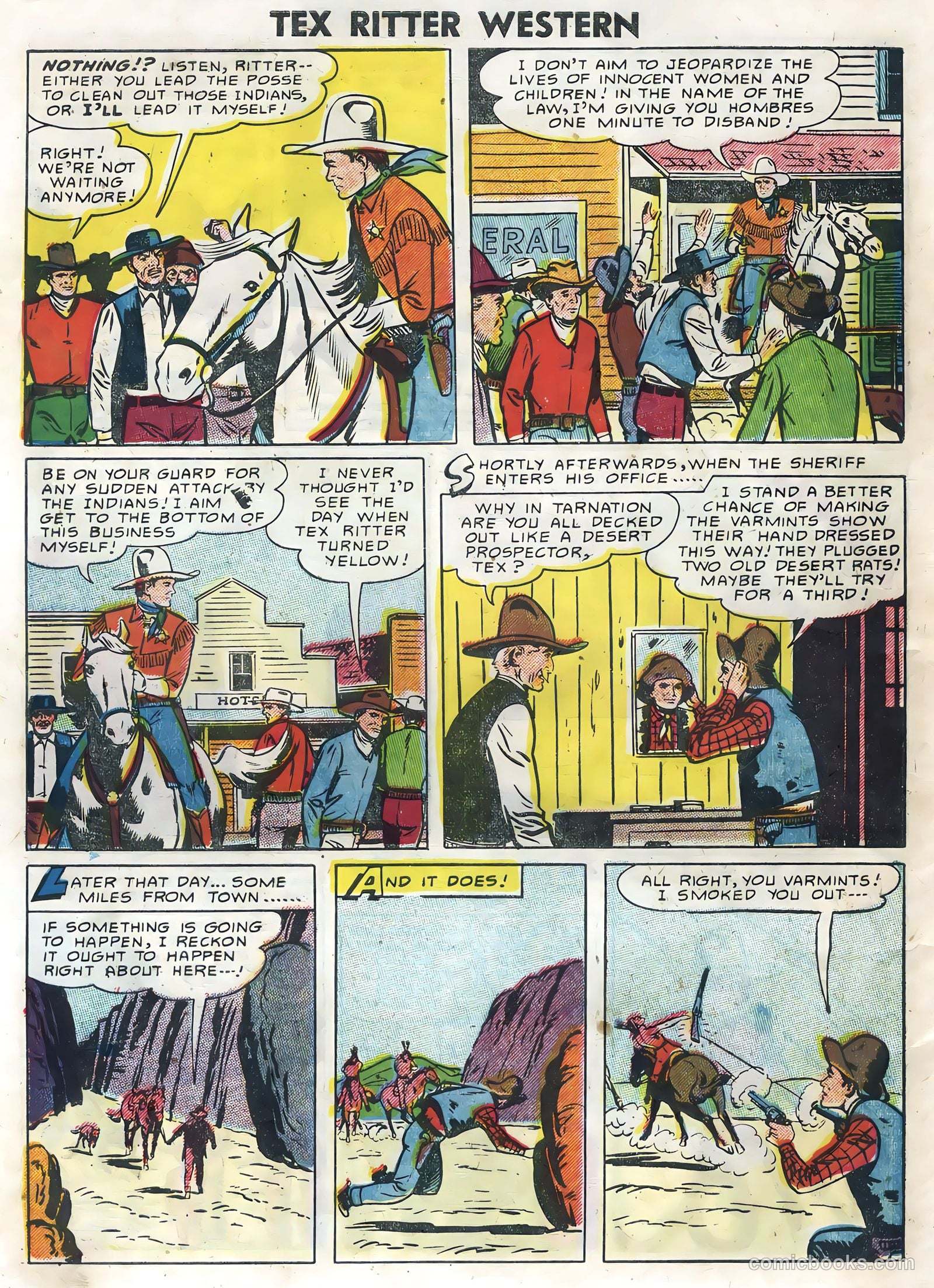 Tex Ritter Western #30 — page 10 of 36