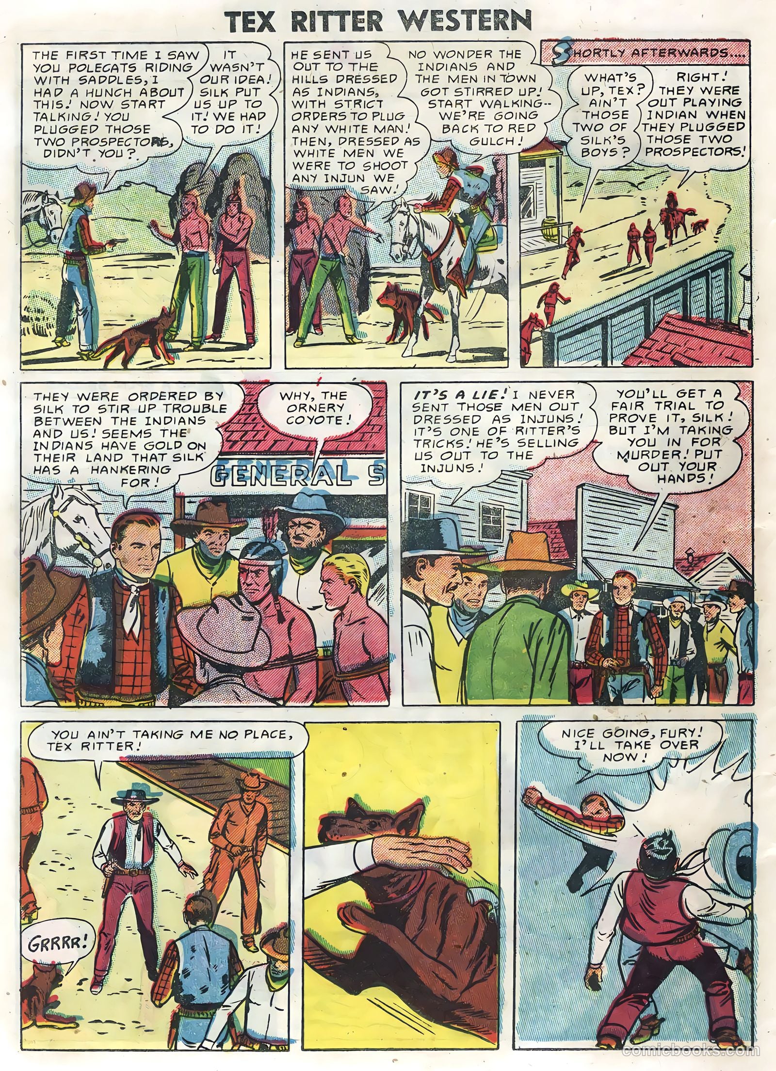 Tex Ritter Western #30 — page 12 of 36
