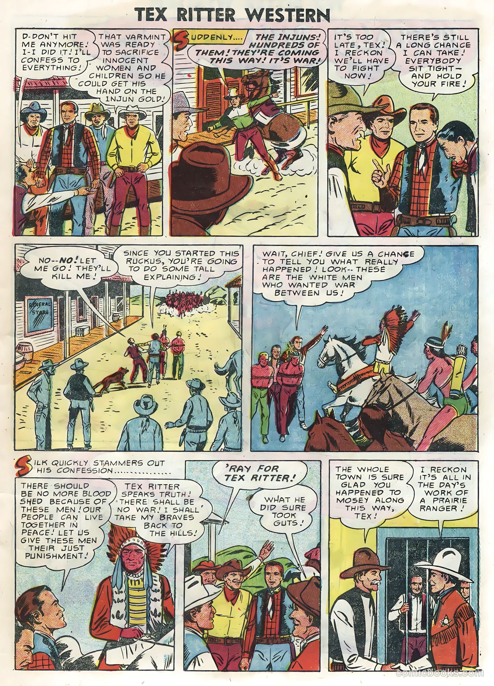 Tex Ritter Western #30 — page 13 of 36