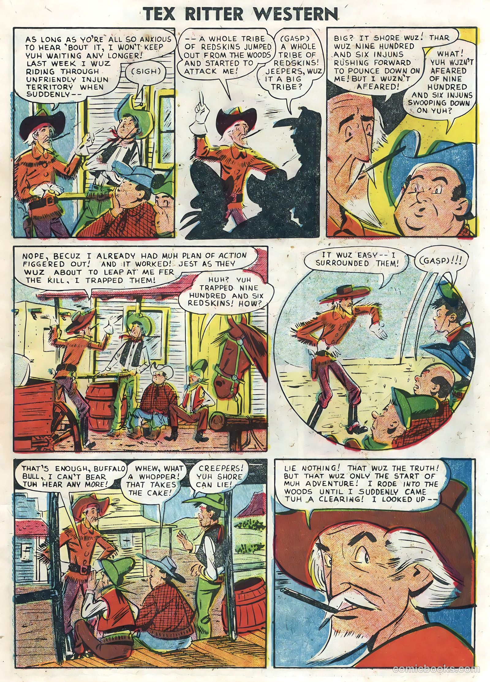 Tex Ritter Western #30 — page 15 of 36