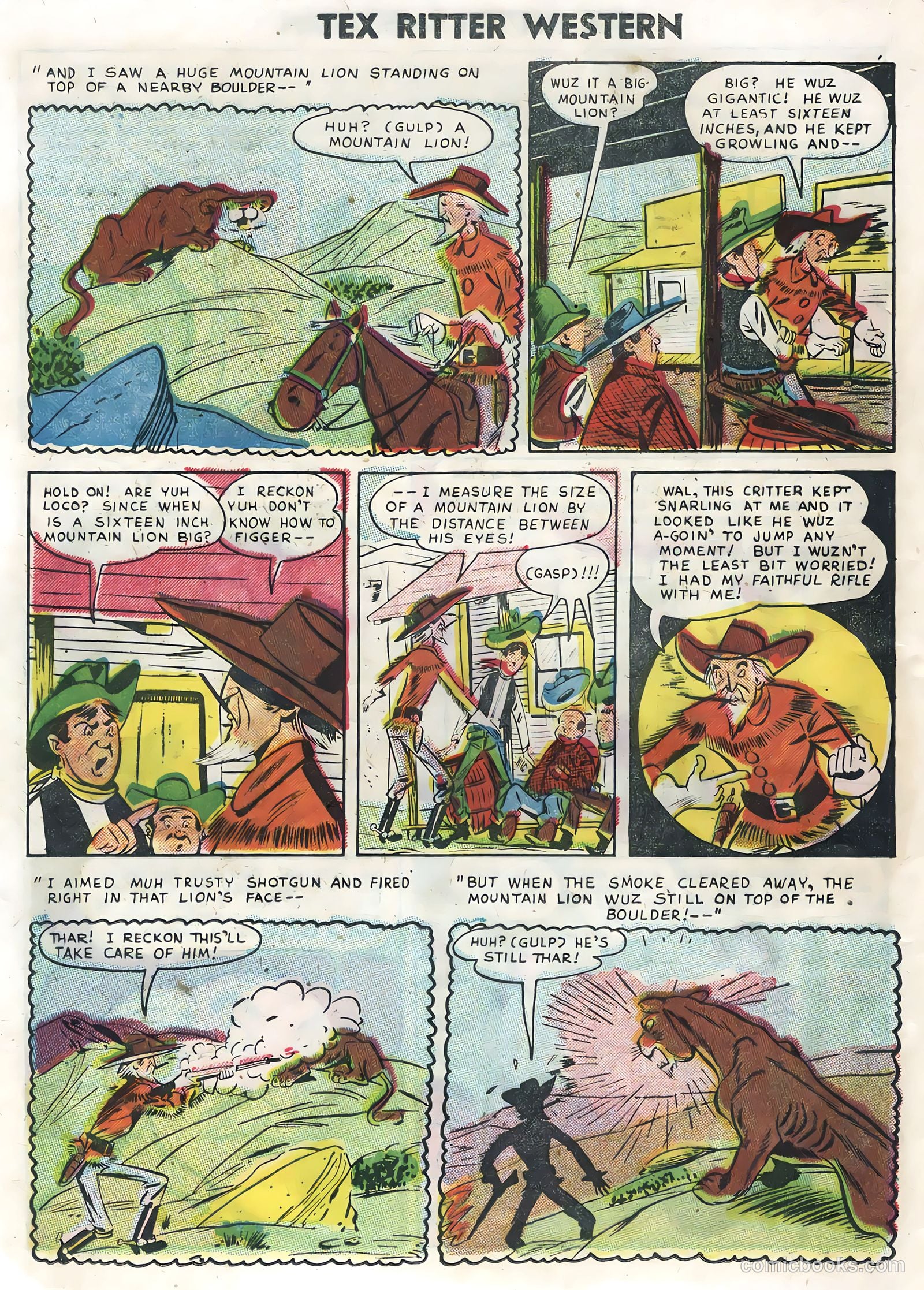 Tex Ritter Western #30 — page 16 of 36