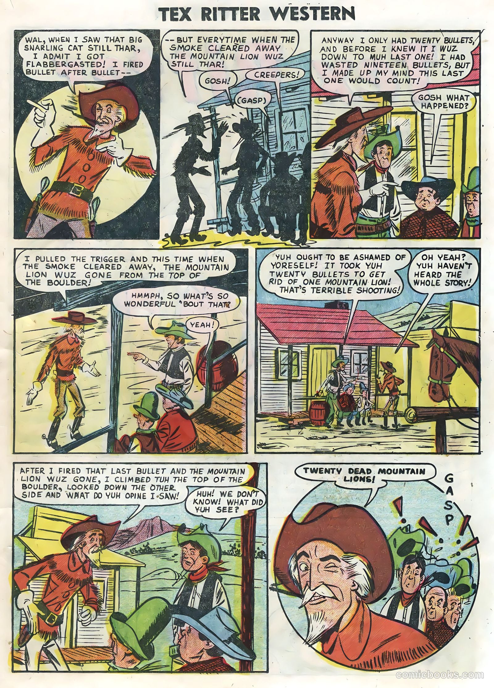 Tex Ritter Western #30 — page 17 of 36
