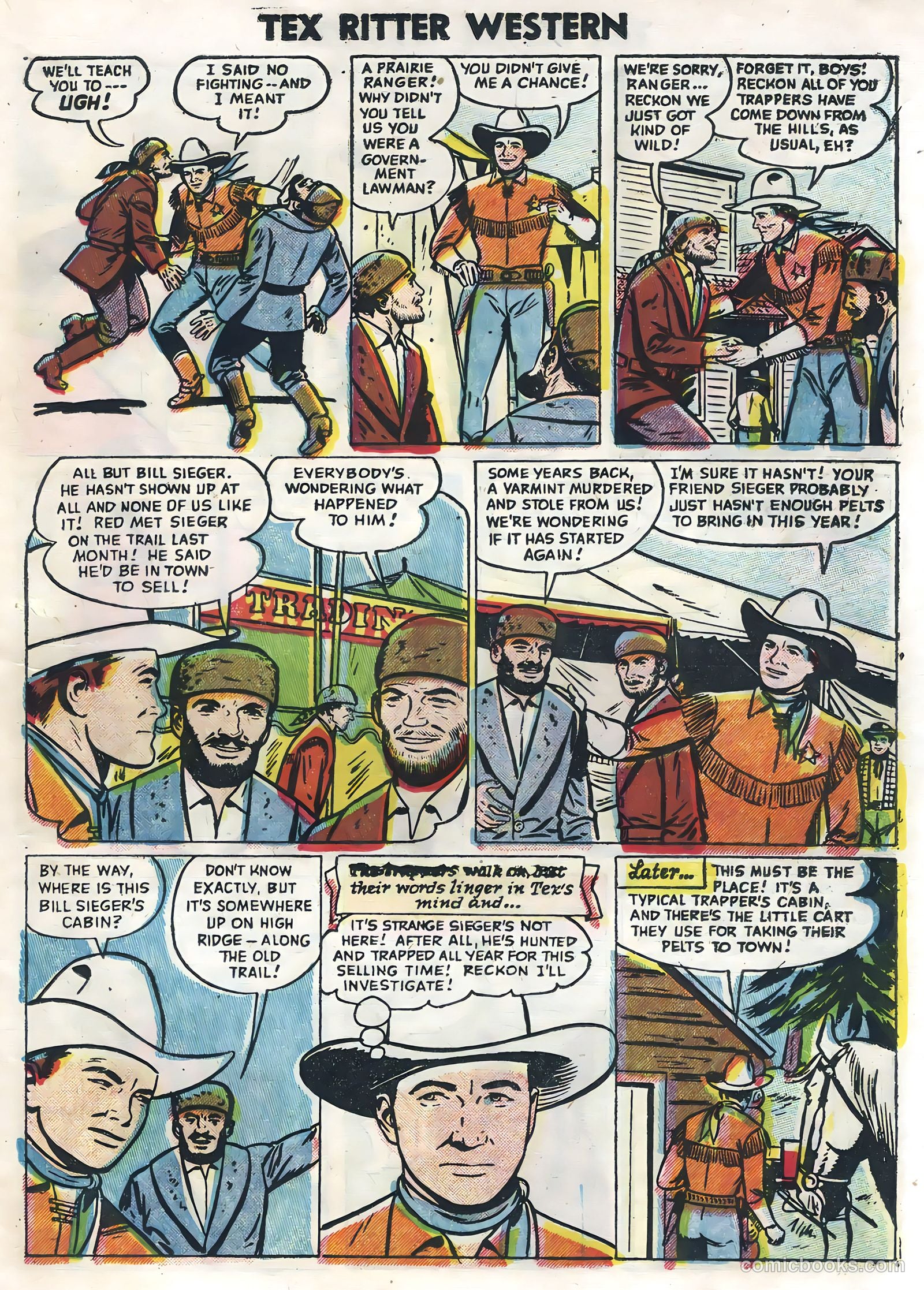 Tex Ritter Western #30 — page 19 of 36