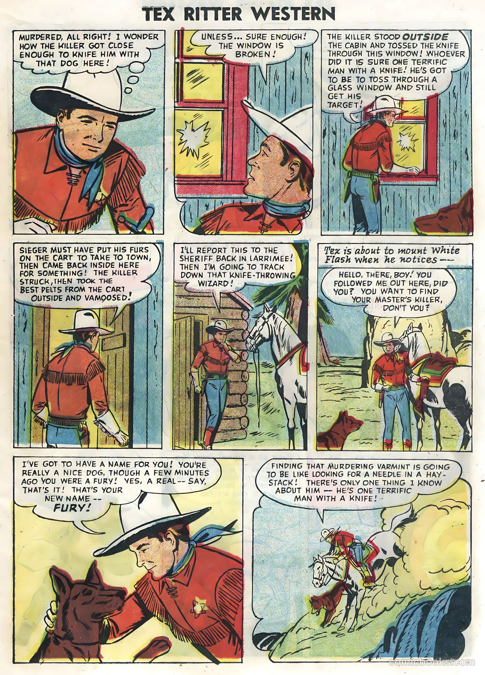 Tex Ritter Western #30 — page 21 of 36