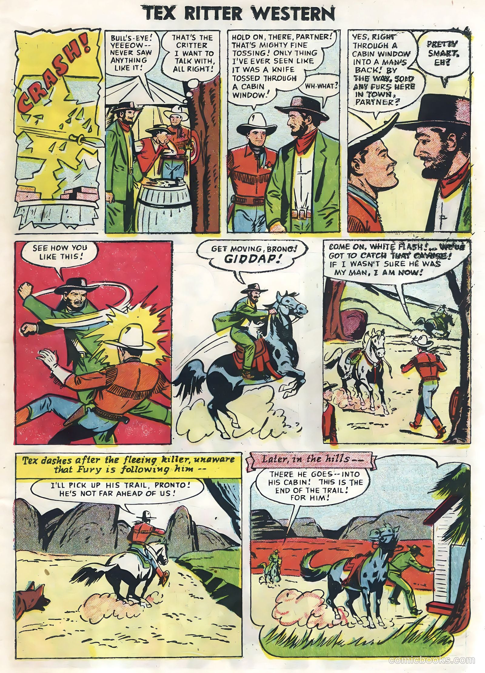 Tex Ritter Western #30 — page 23 of 36