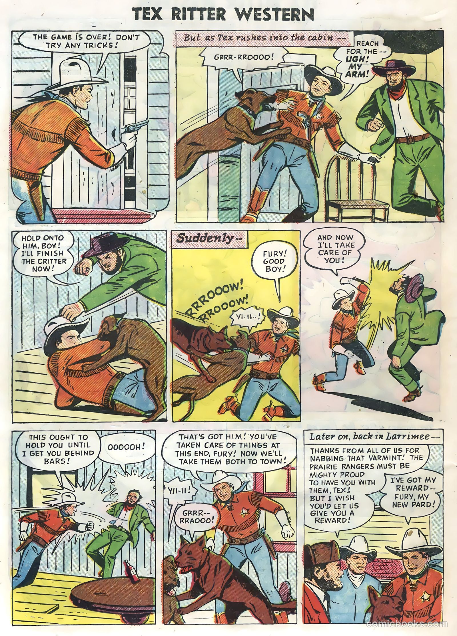 Tex Ritter Western #30 — page 24 of 36