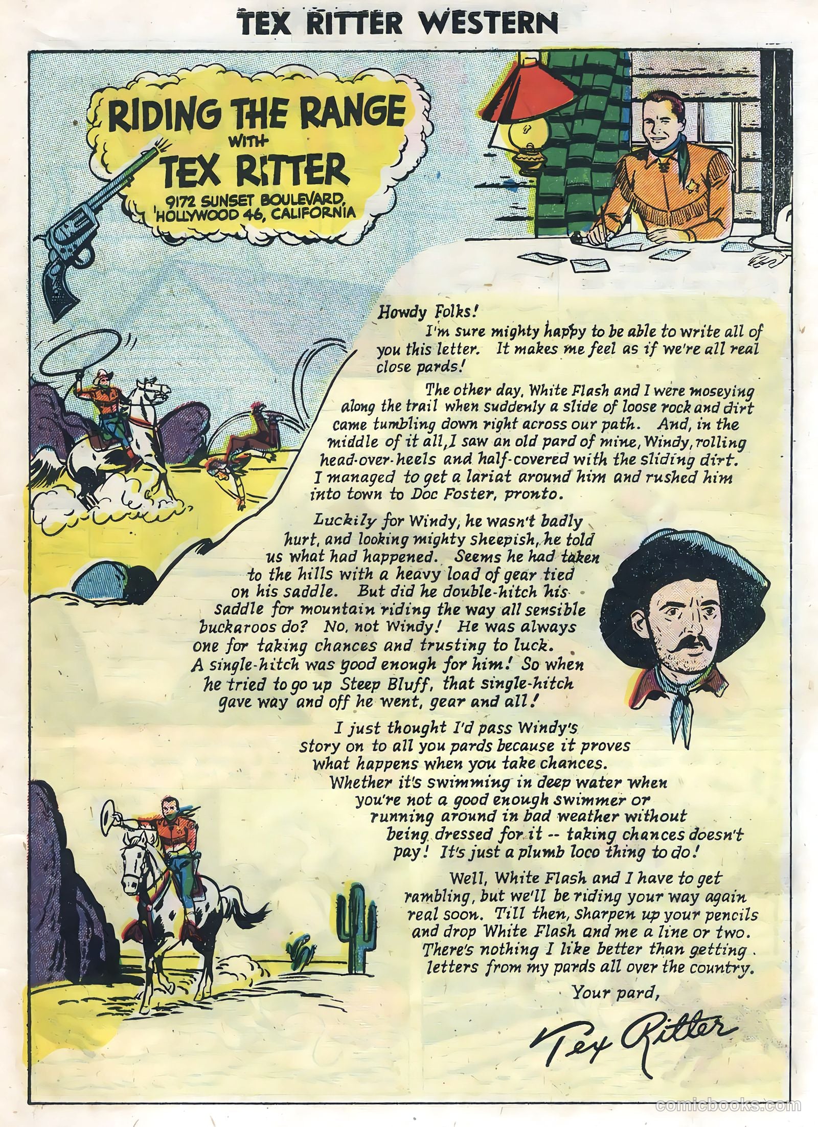 Tex Ritter Western #30 — page 27 of 36