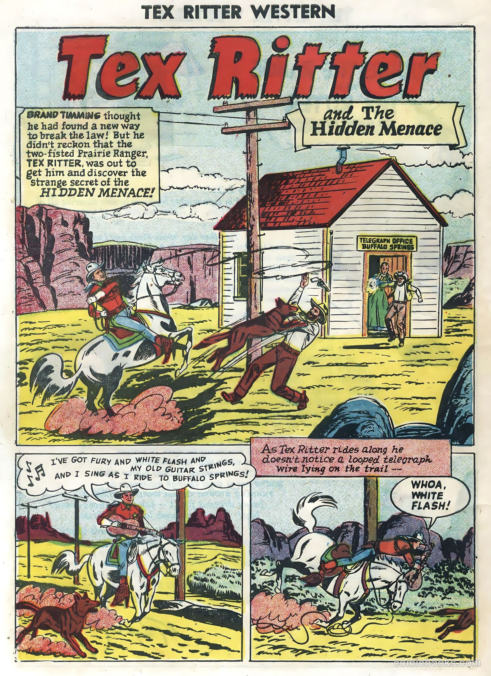 Tex Ritter Western #30 — page 28 of 36