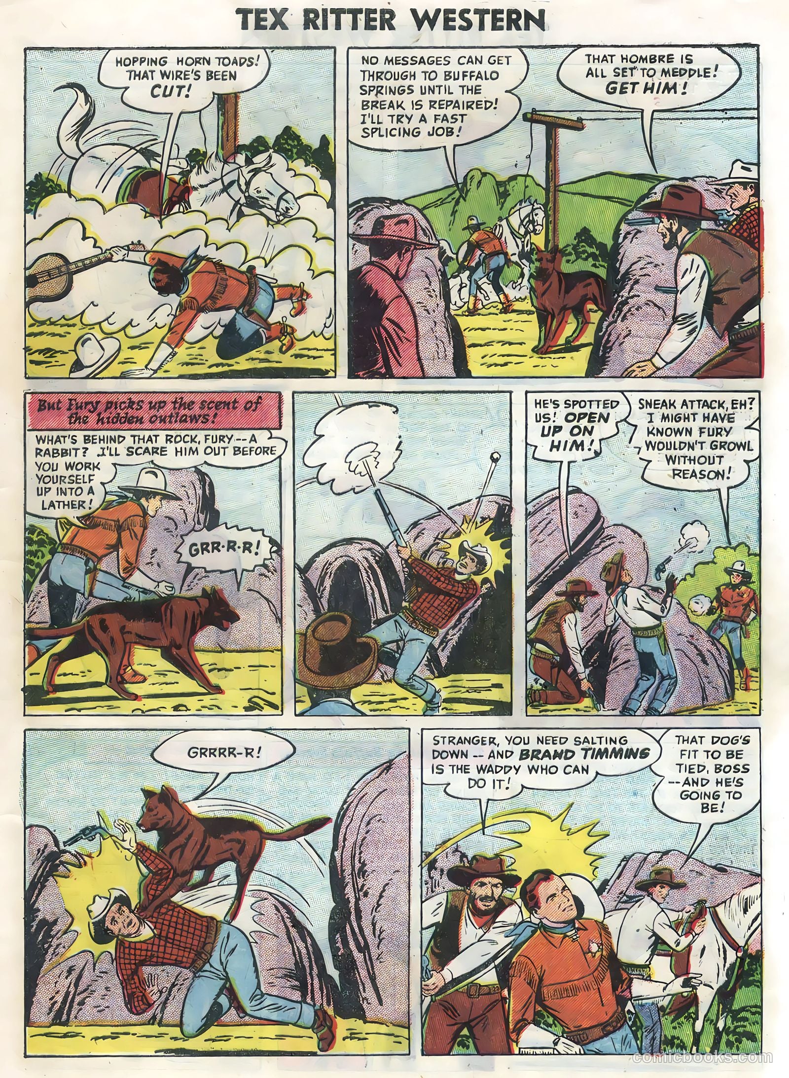 Tex Ritter Western #30 — page 29 of 36