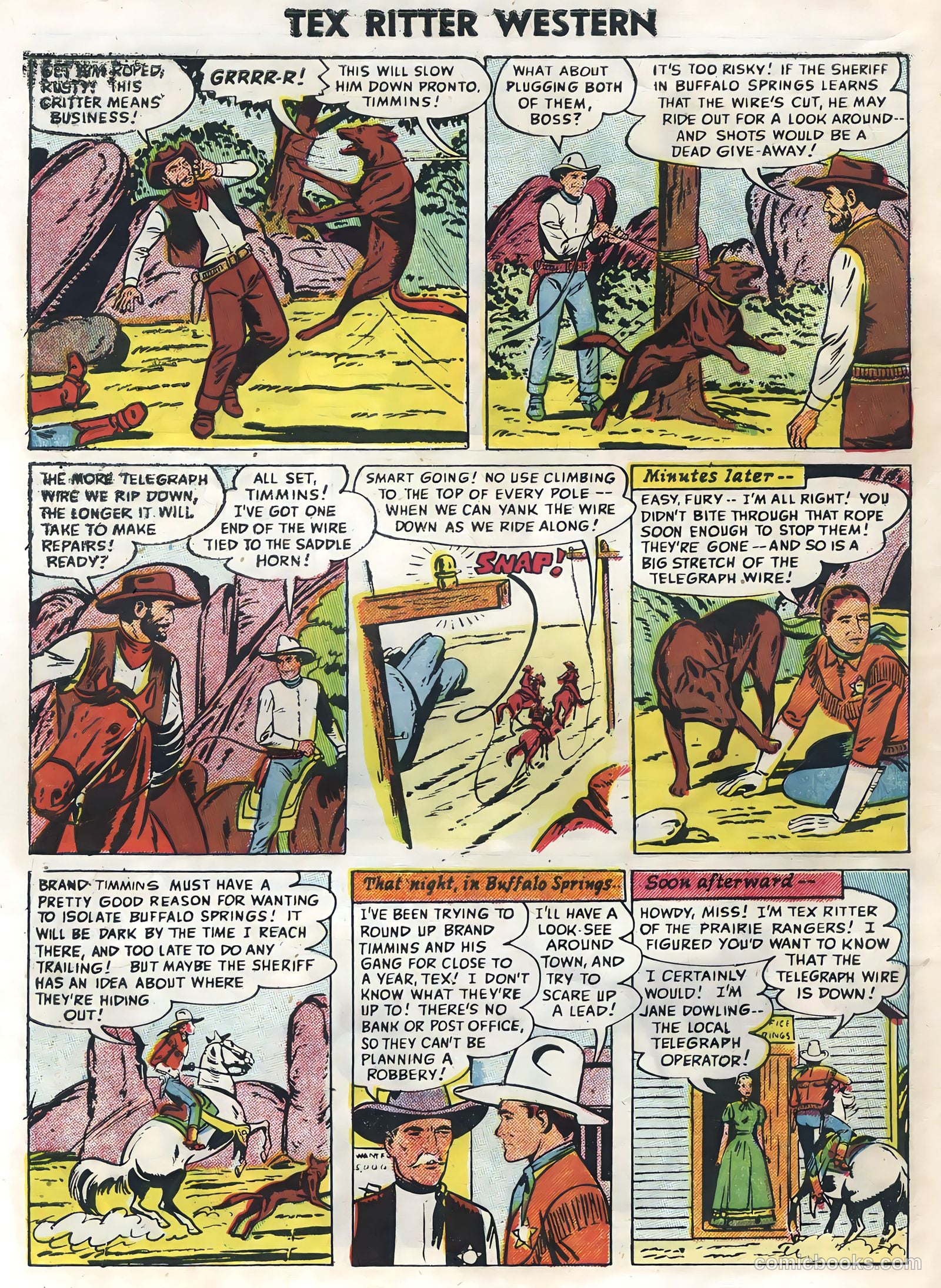 Tex Ritter Western #30 — page 30 of 36