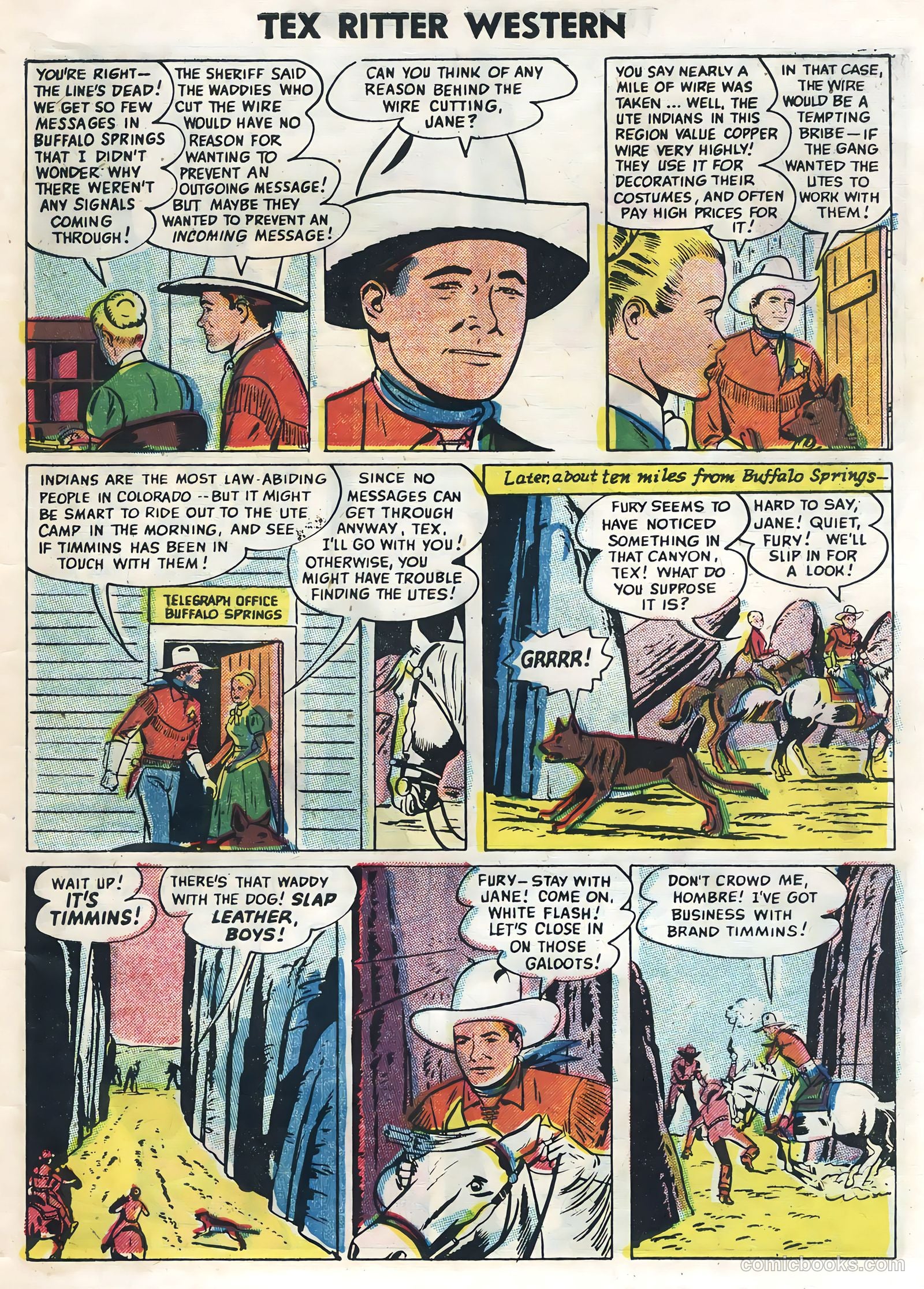 Tex Ritter Western #30 — page 31 of 36