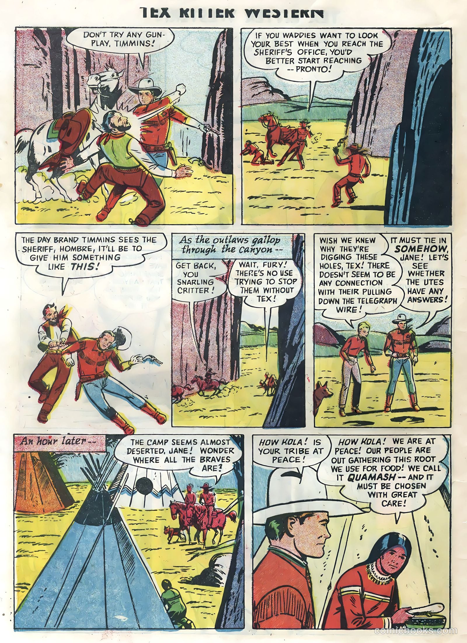Tex Ritter Western #30 — page 32 of 36