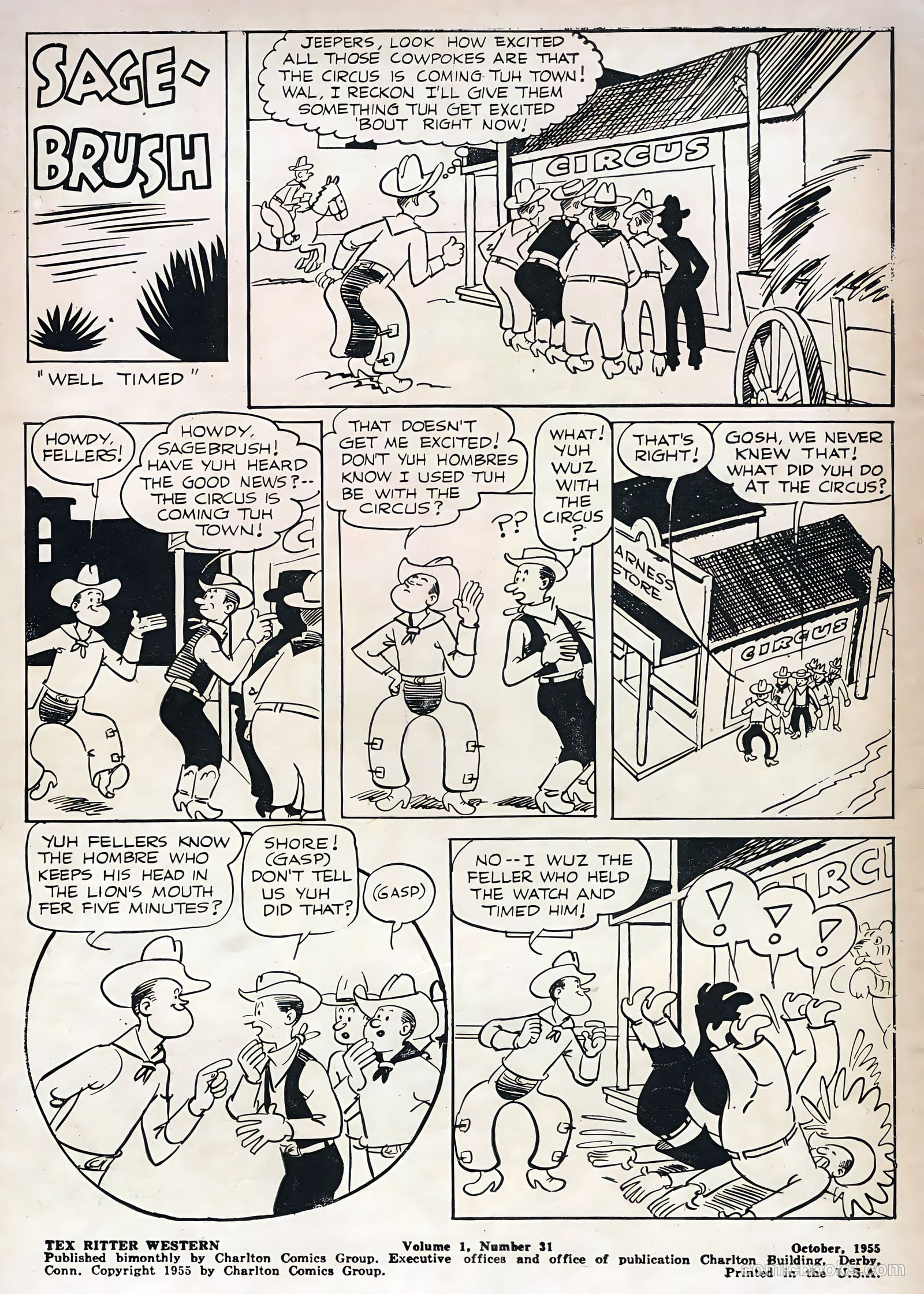 Tex Ritter Western #31 — page 2 of 36