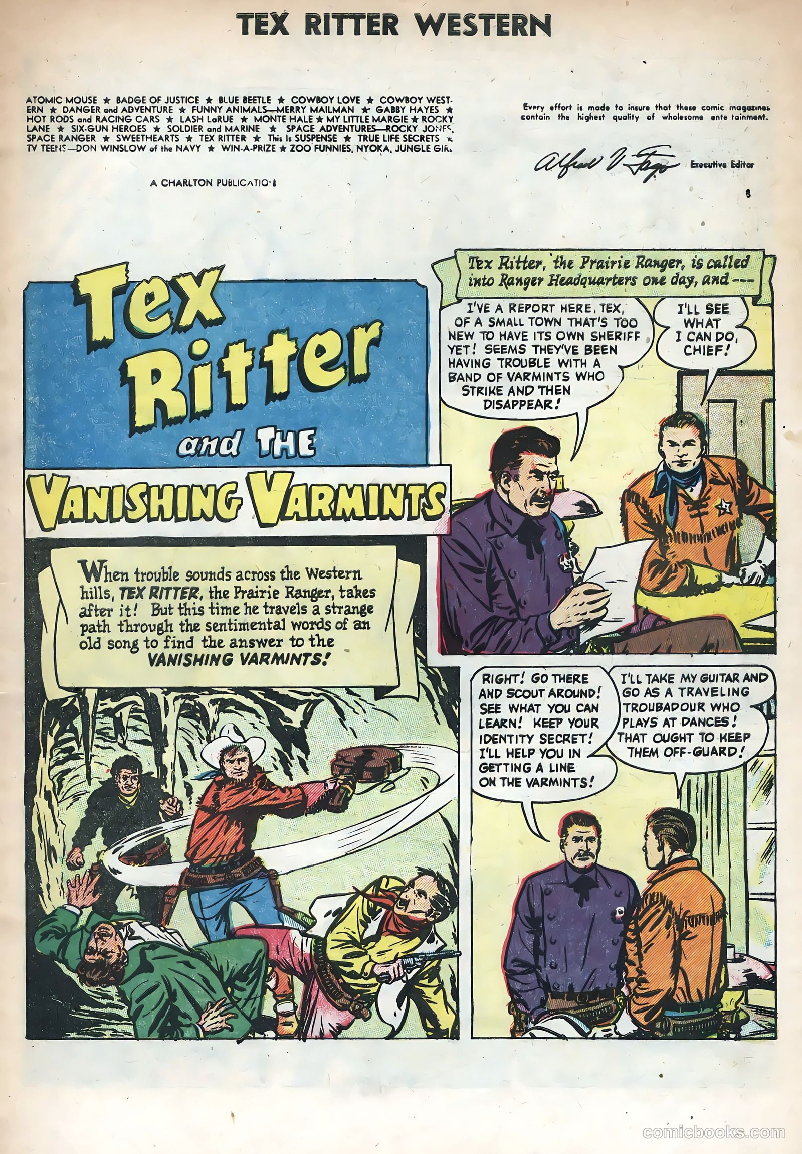 Tex Ritter Western #31 — page 3 of 36