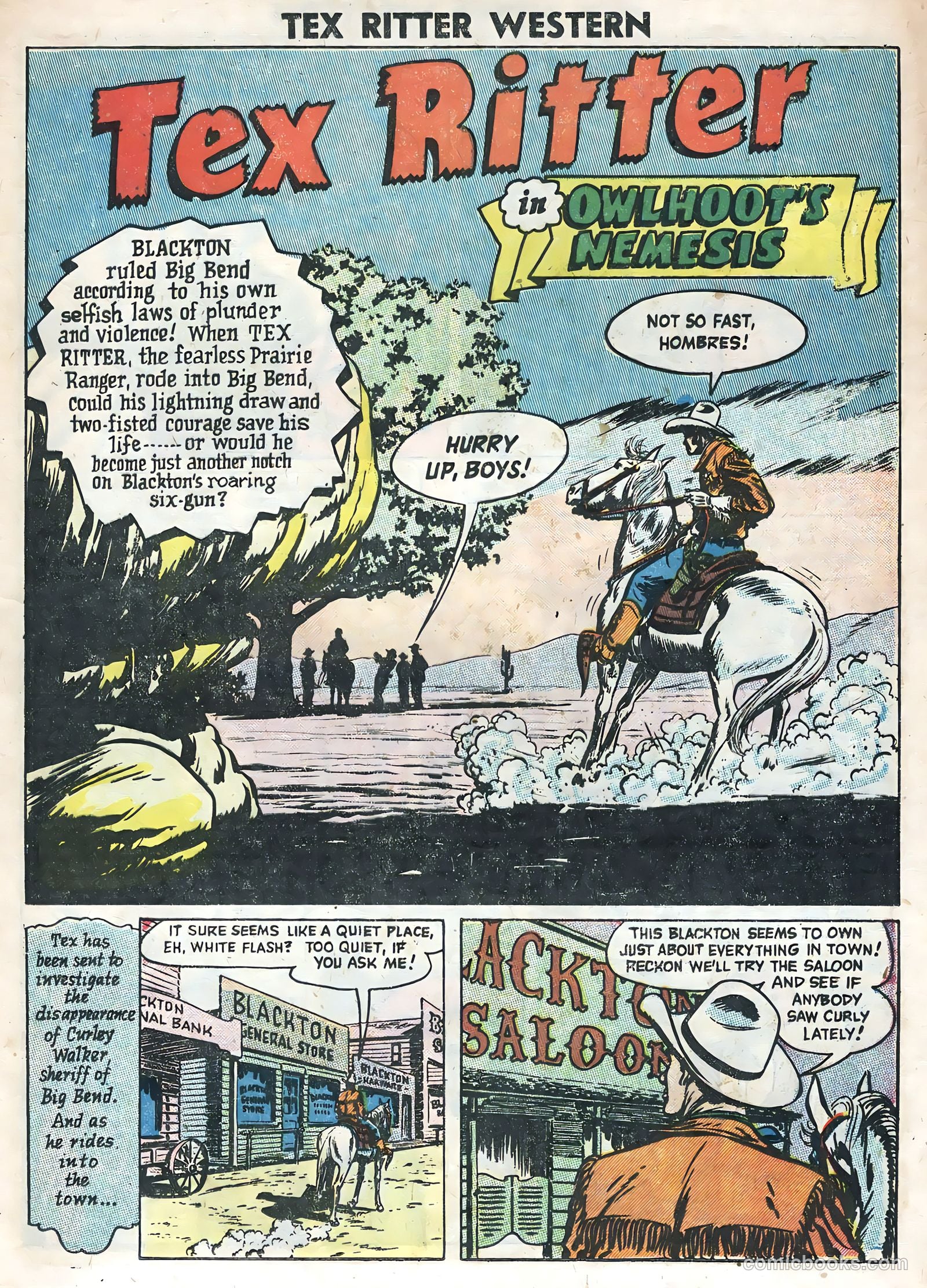Tex Ritter Western #31 — page 21 of 36