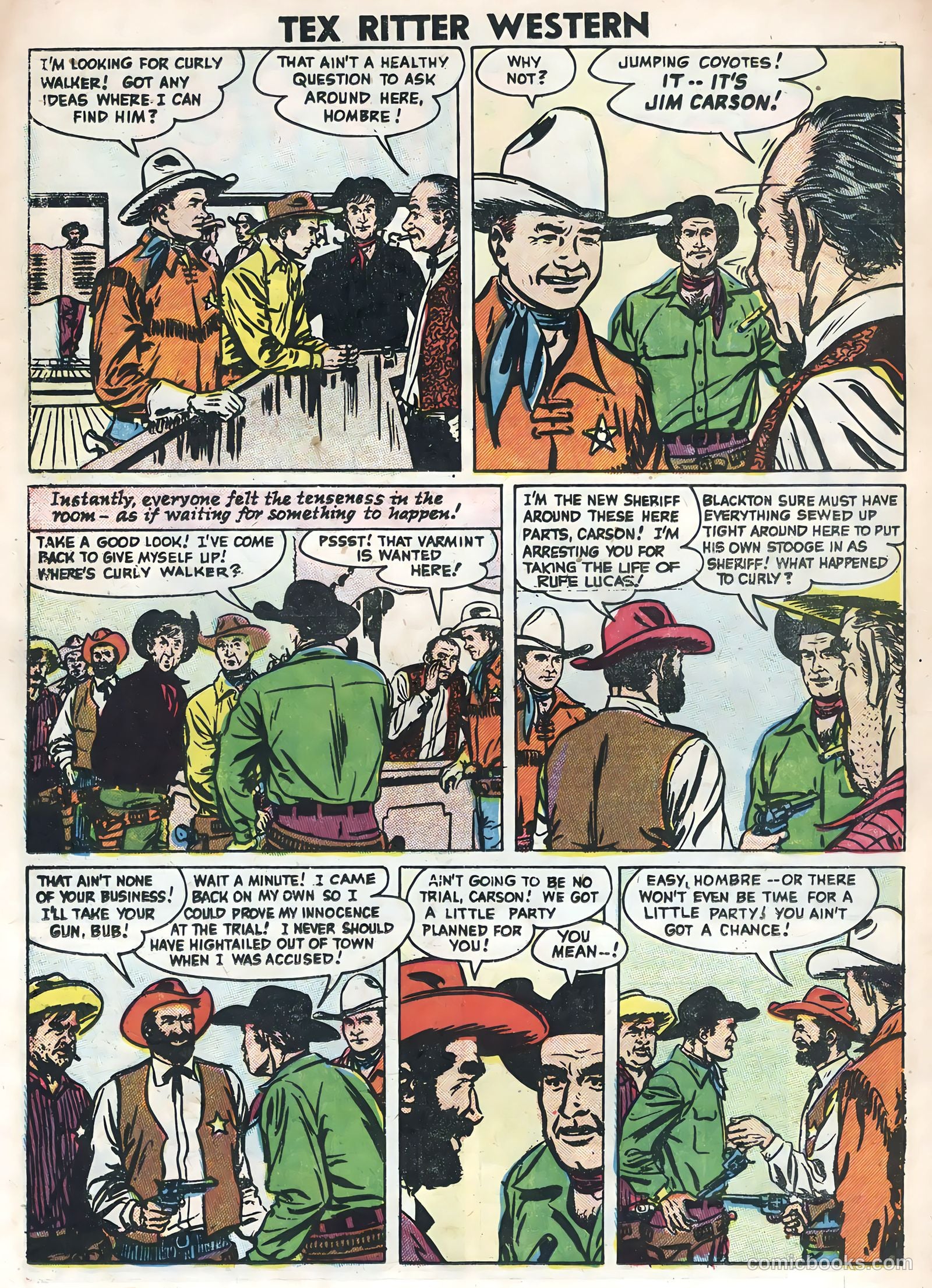 Tex Ritter Western #31 — page 22 of 36
