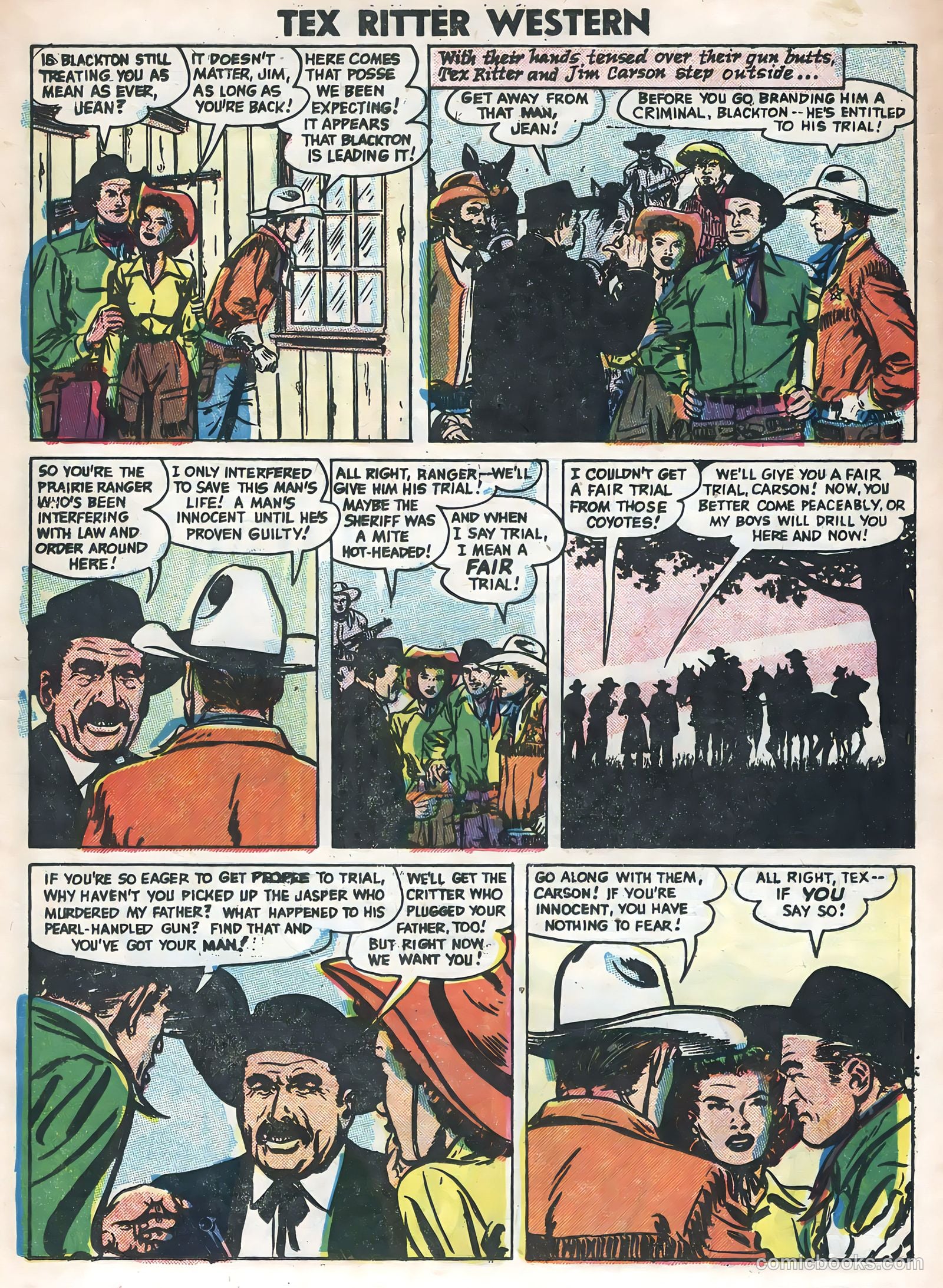 Tex Ritter Western #31 — page 25 of 36