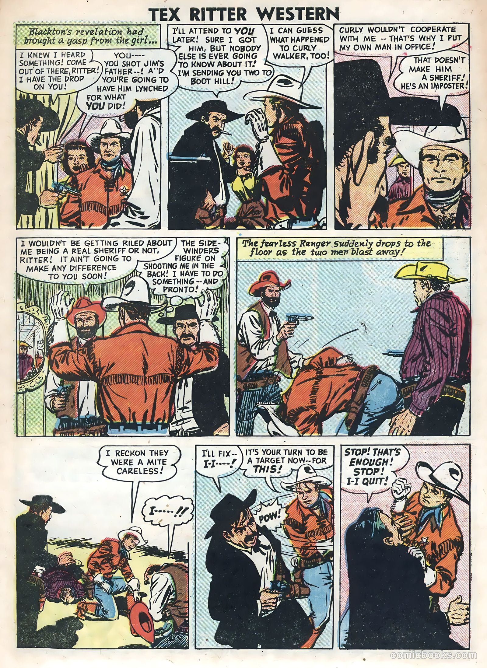 Tex Ritter Western #31 — page 27 of 36