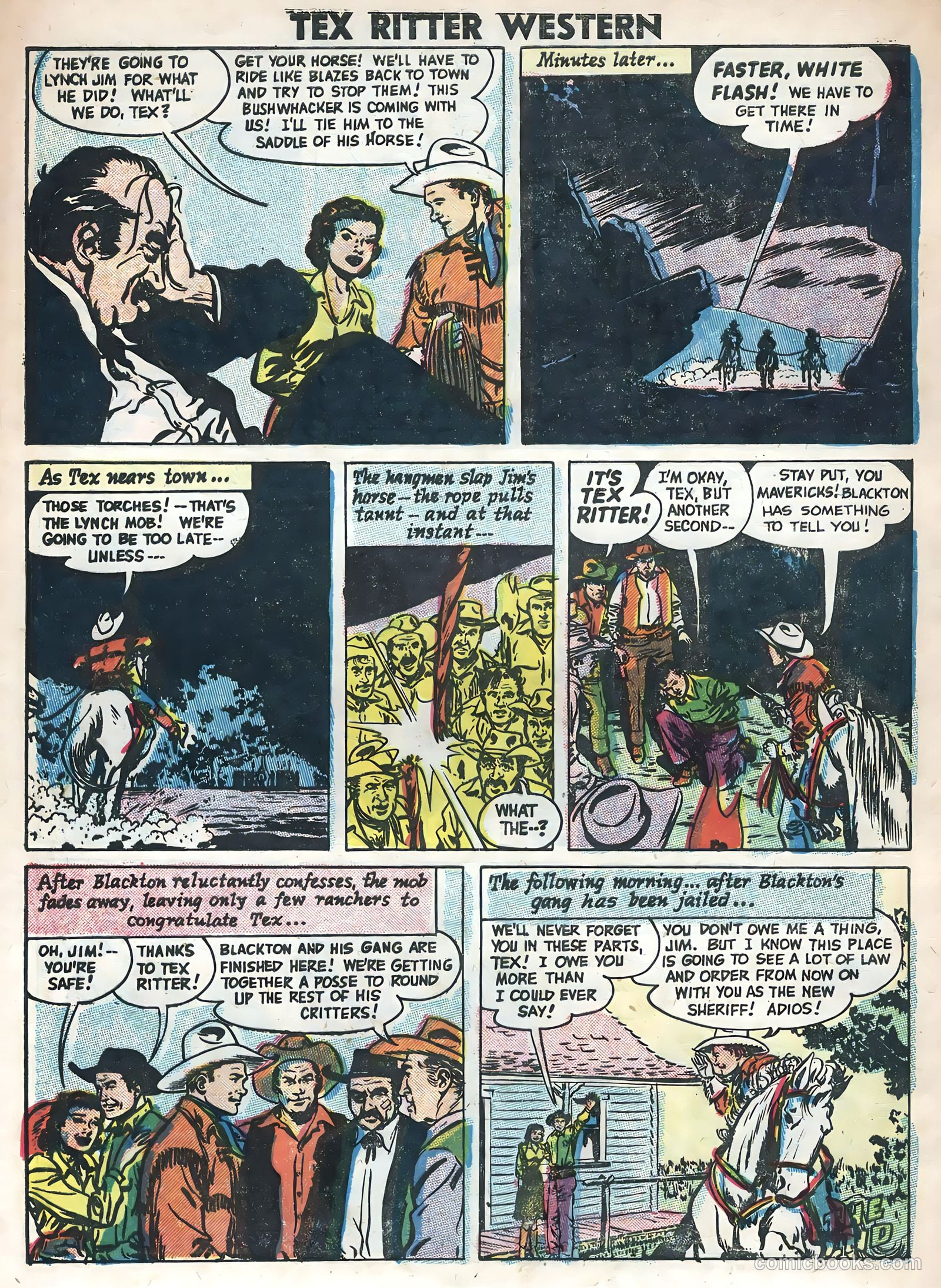 Tex Ritter Western #31 — page 28 of 36