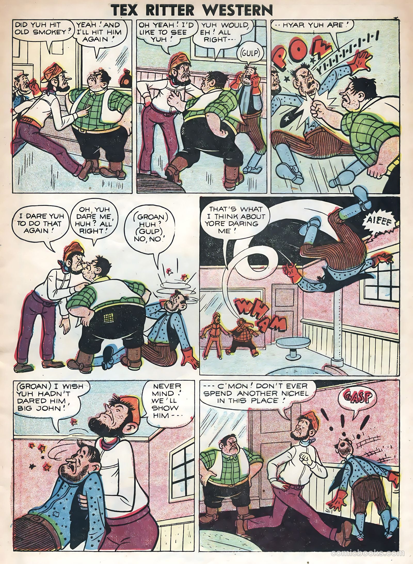 Tex Ritter Western #31 — page 33 of 36