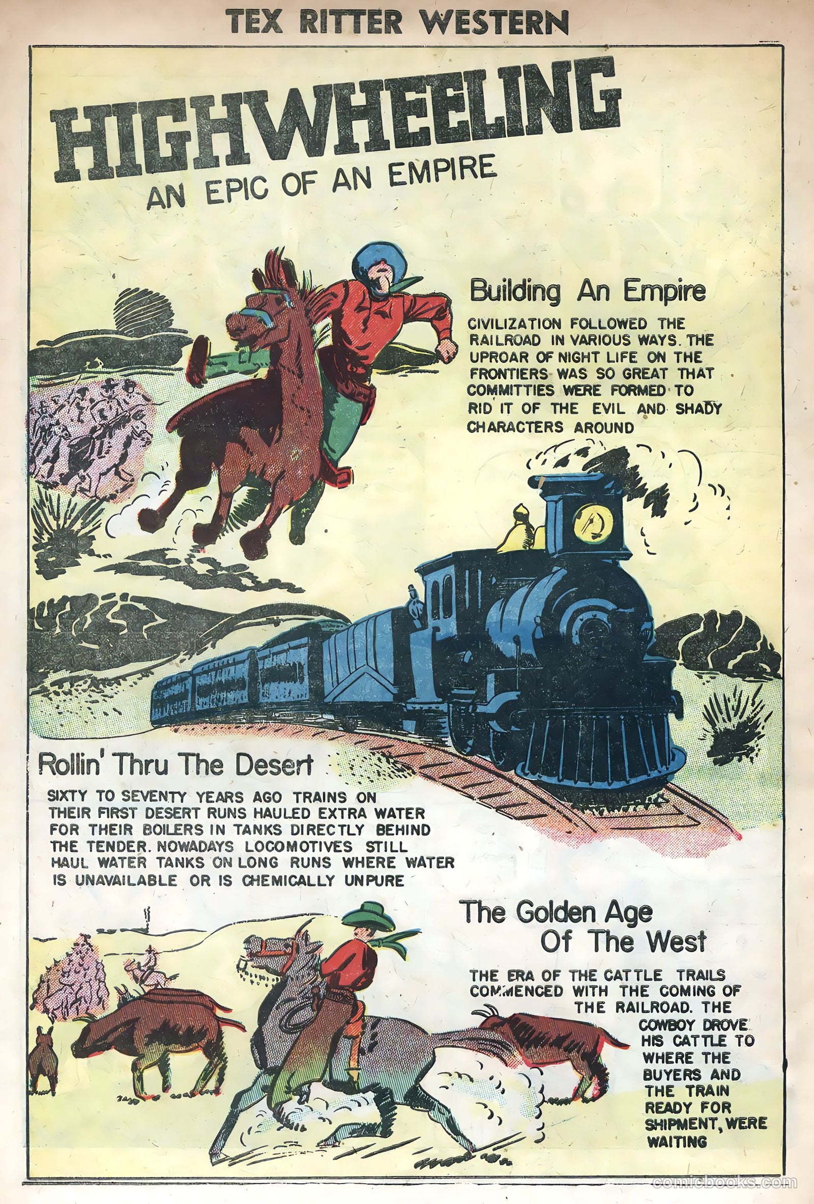 Tex Ritter Western #31 — page 34 of 36