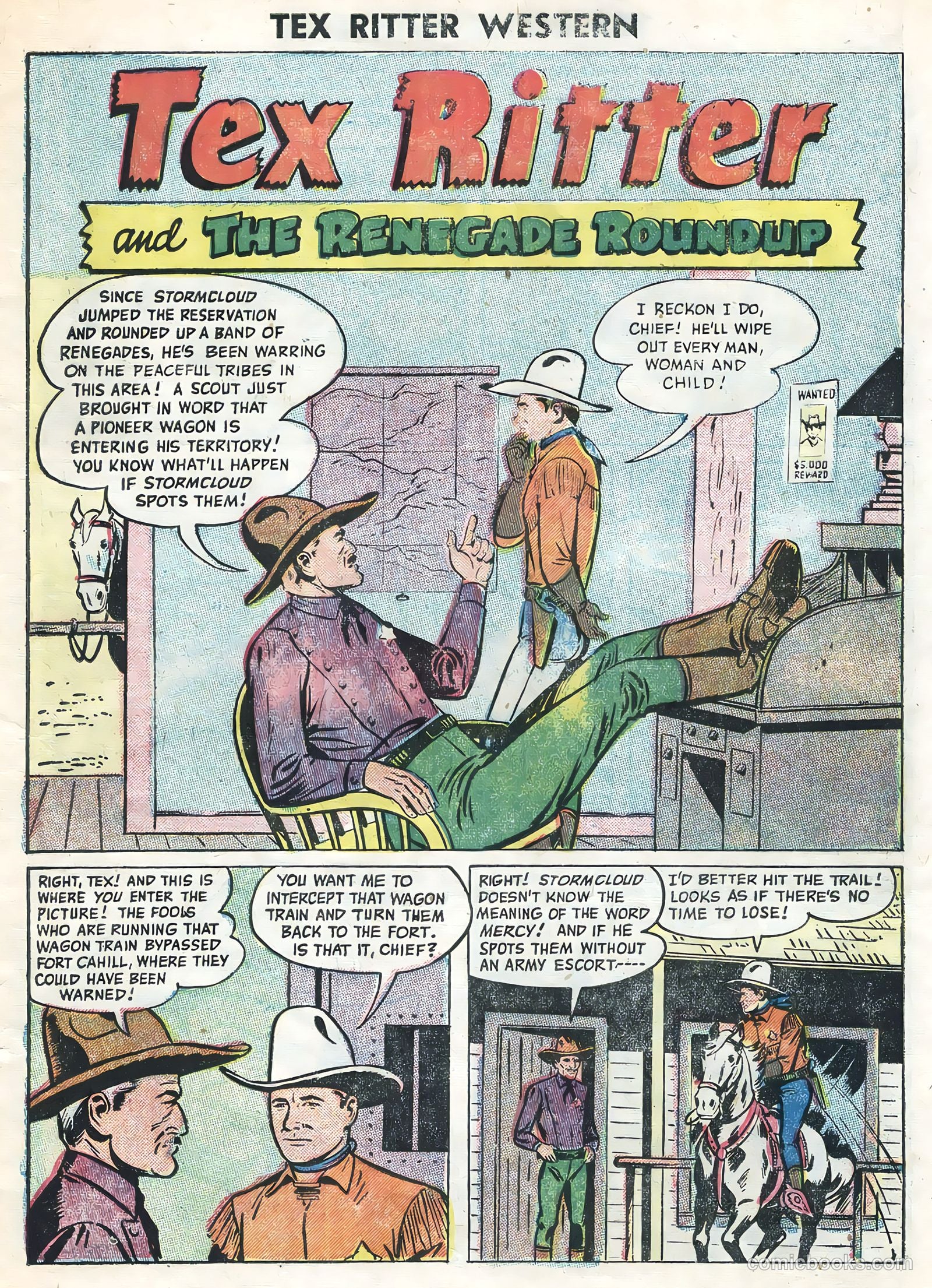 Tex Ritter Western #32 — page 3 of 36
