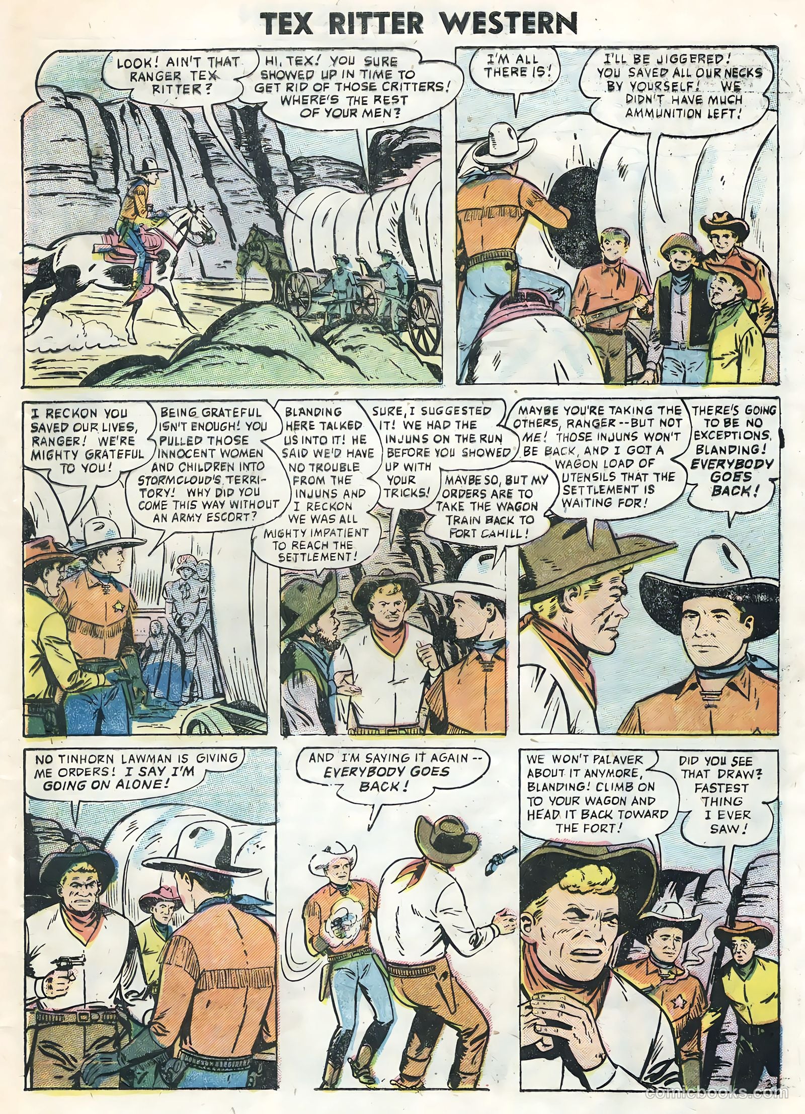 Tex Ritter Western #32 — page 5 of 36