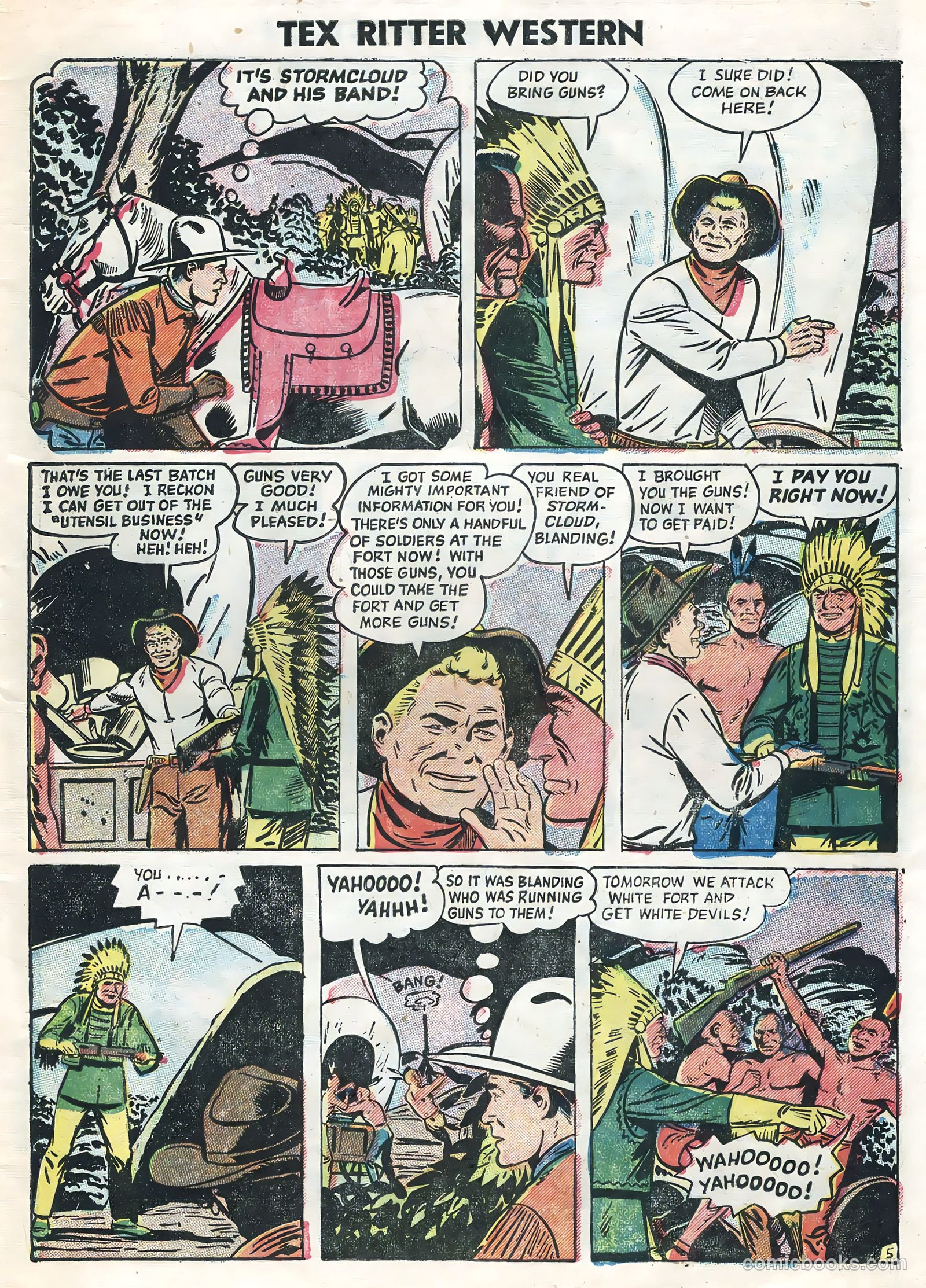 Tex Ritter Western #32 — page 7 of 36