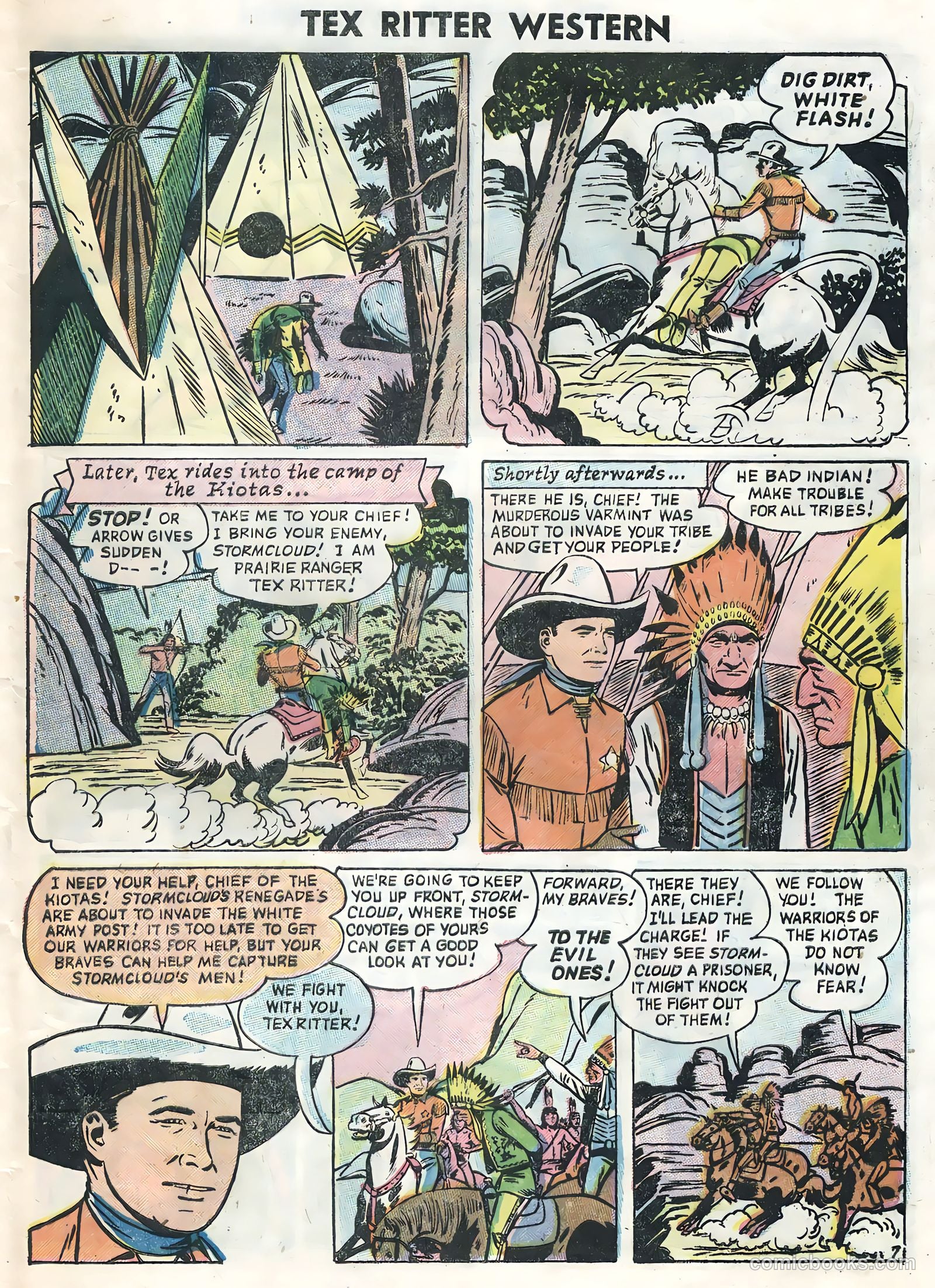 Tex Ritter Western #32 — page 9 of 36