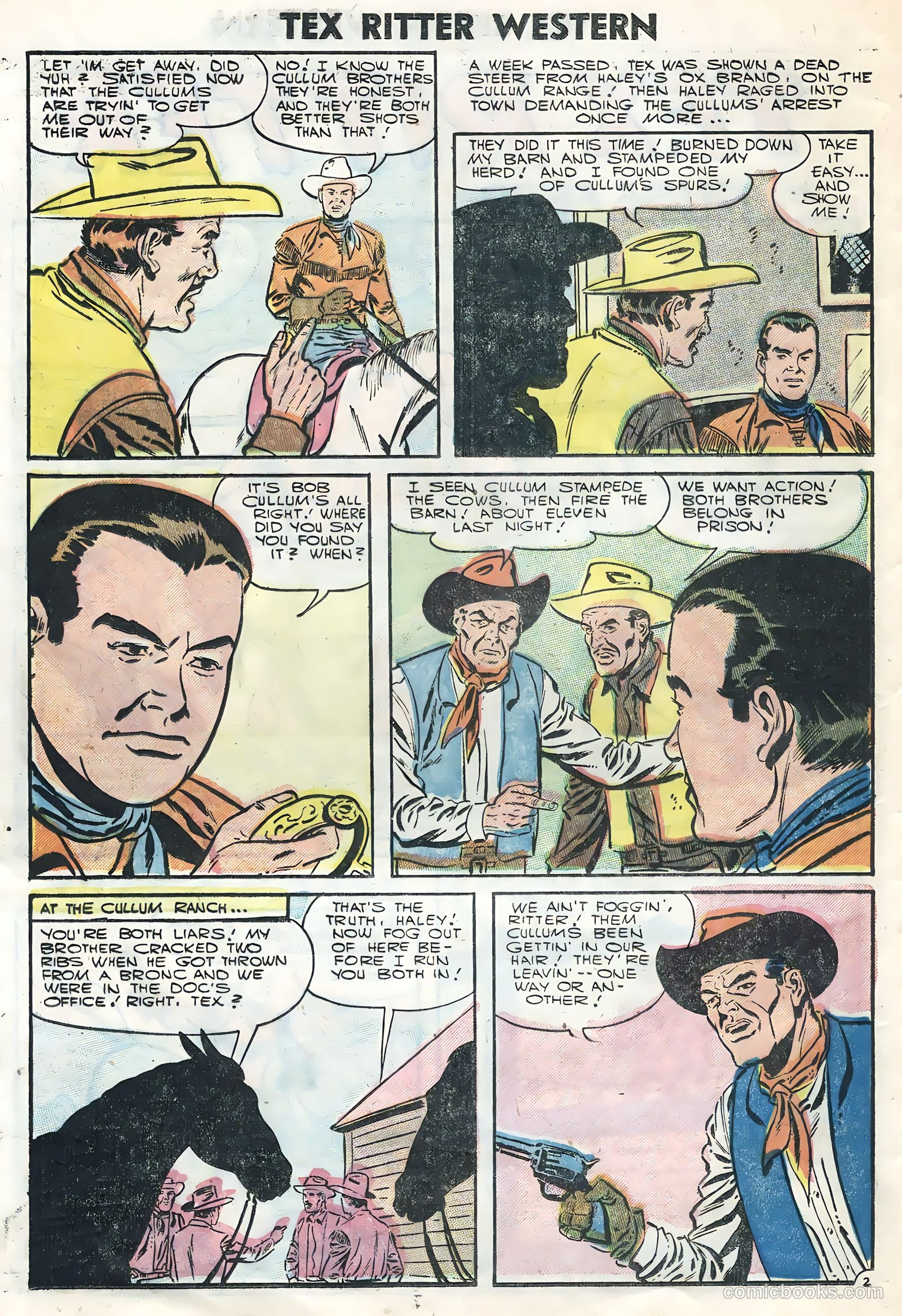 Tex Ritter Western #32 — page 12 of 36