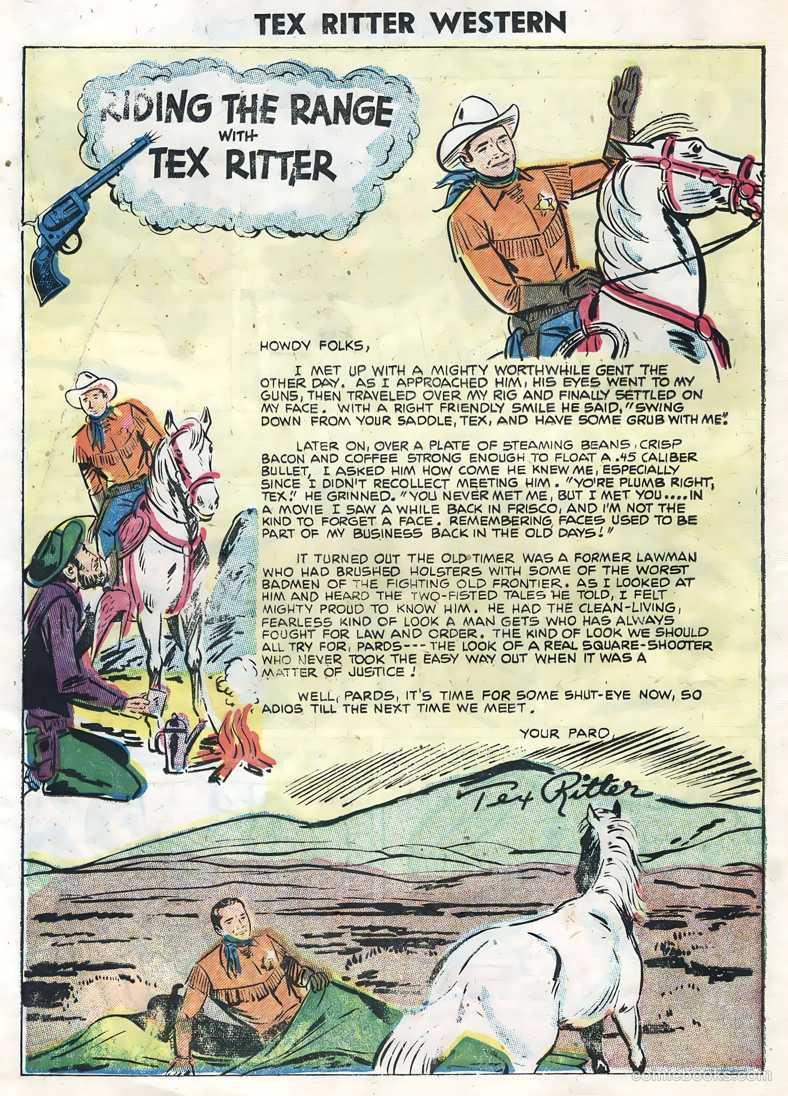 Tex Ritter Western #32 — page 18 of 36