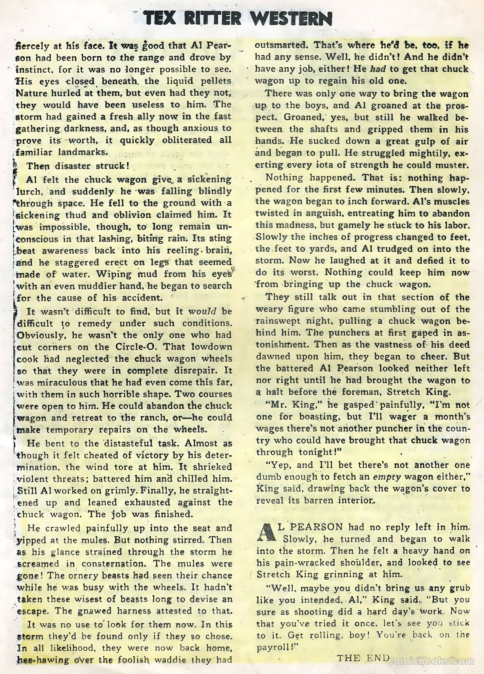 Tex Ritter Western #32 — page 20 of 36