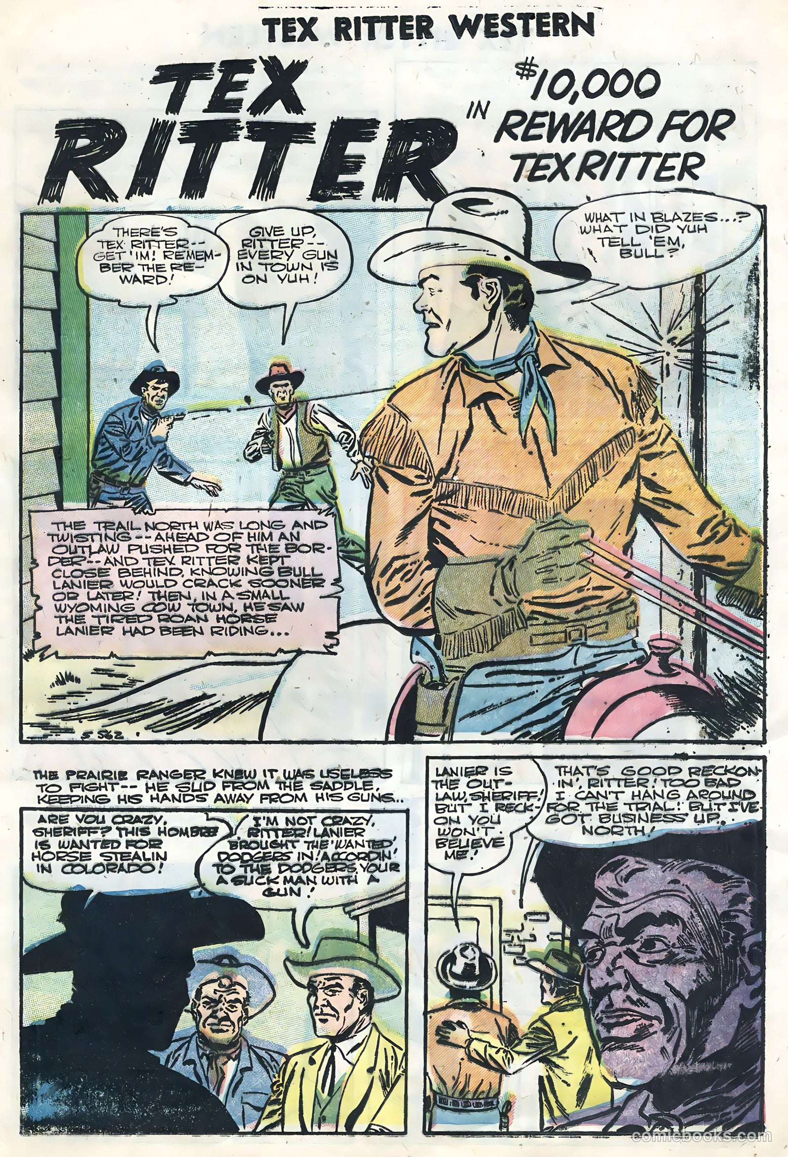 Tex Ritter Western #32 — page 21 of 36