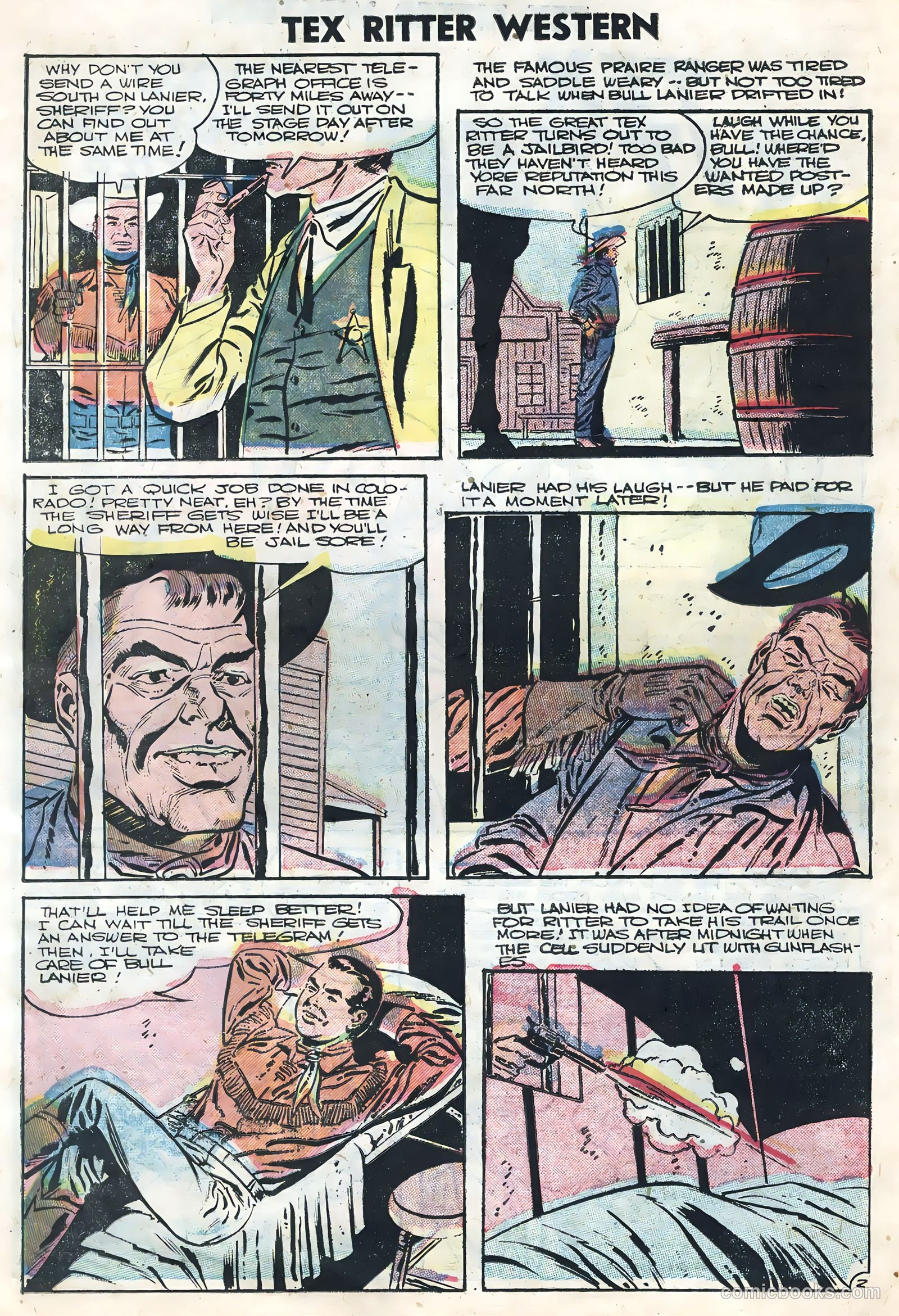 Tex Ritter Western #32 — page 22 of 36