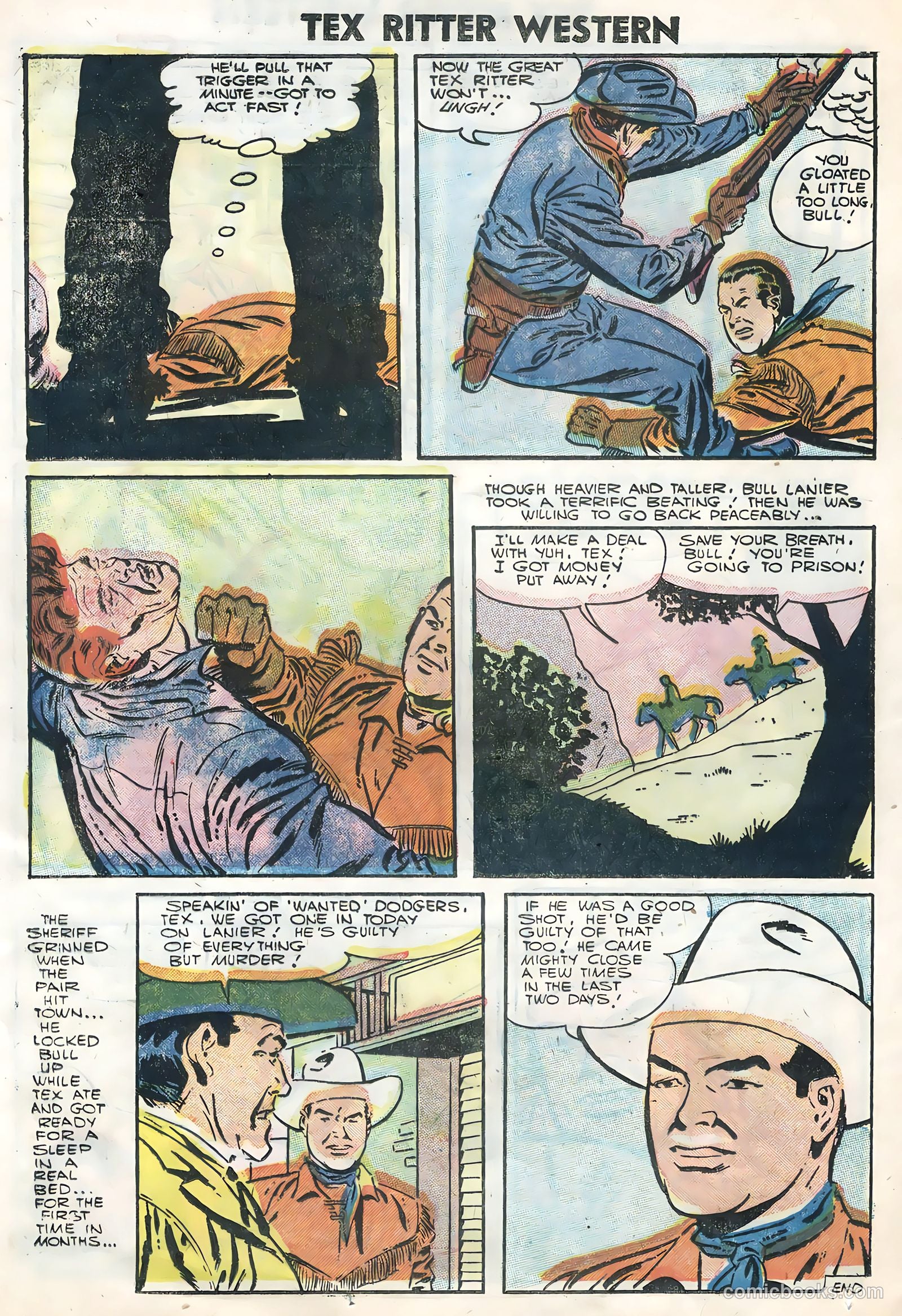 Tex Ritter Western #32 — page 24 of 36