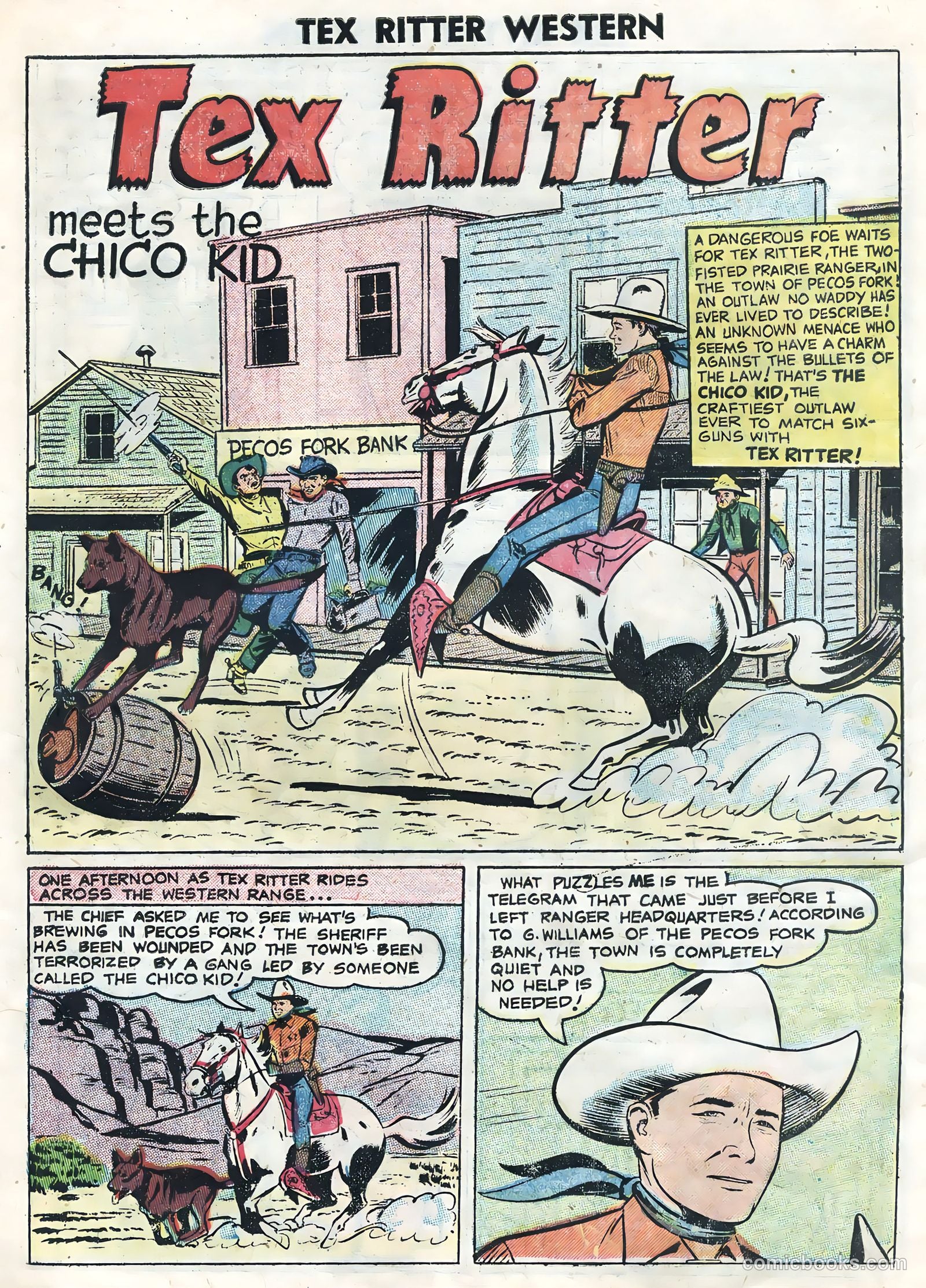 Tex Ritter Western #32 — page 27 of 36