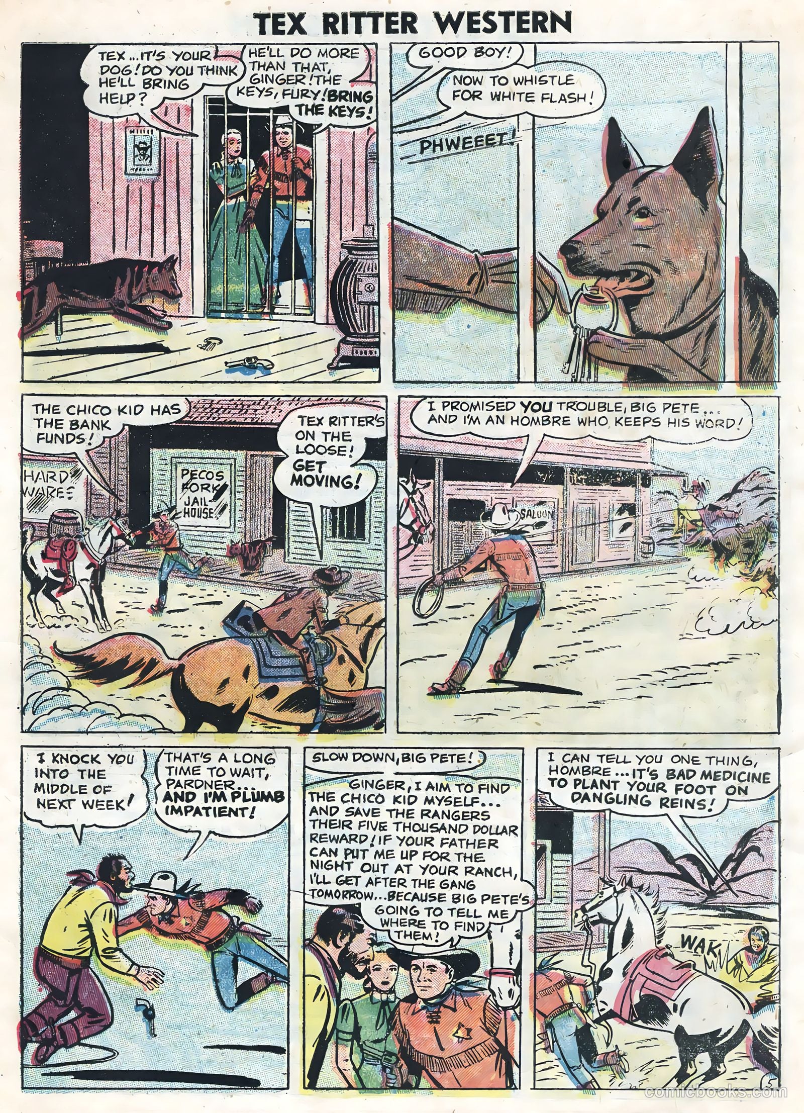 Tex Ritter Western #32 — page 31 of 36