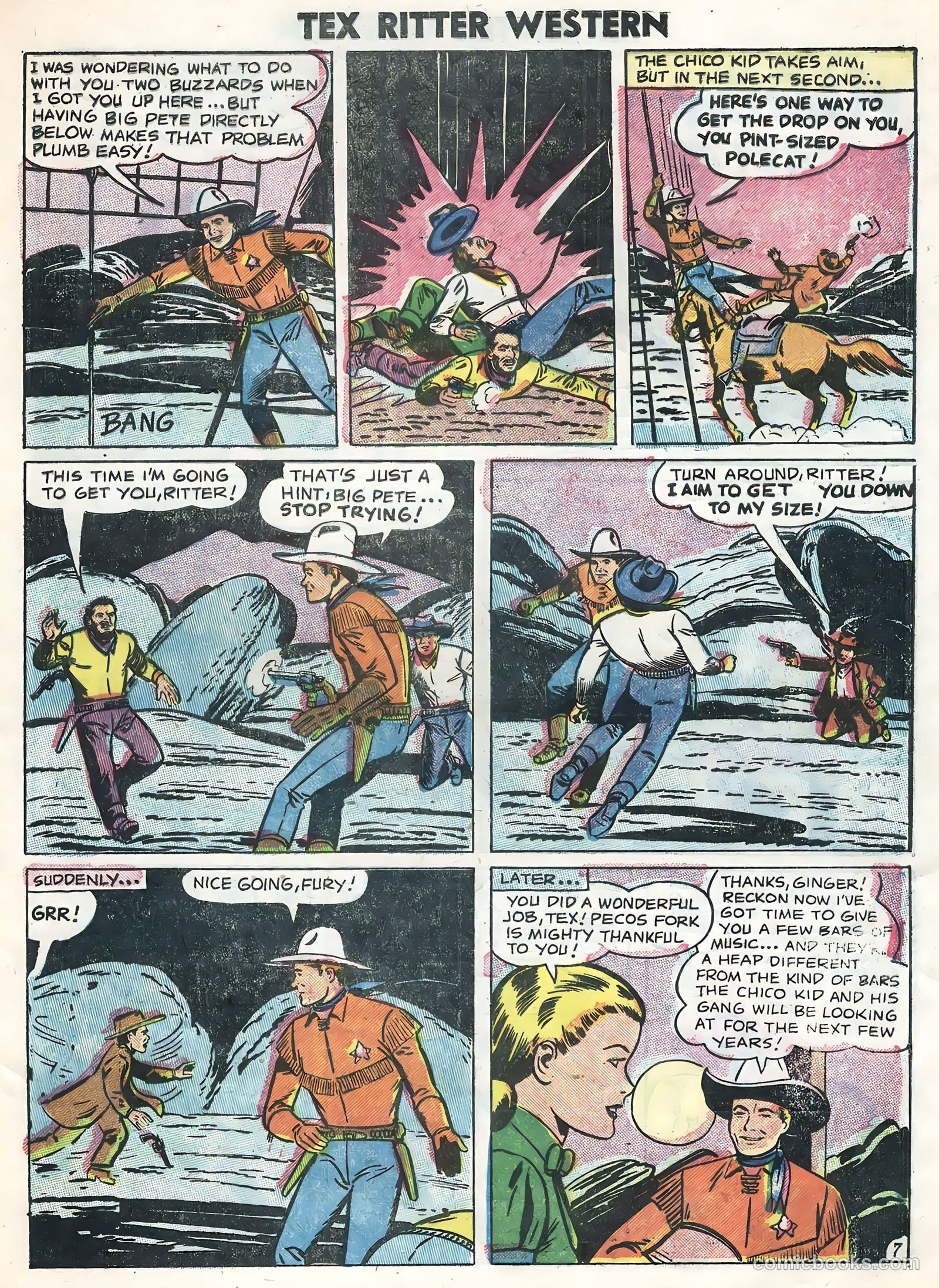 Tex Ritter Western #32 — page 33 of 36